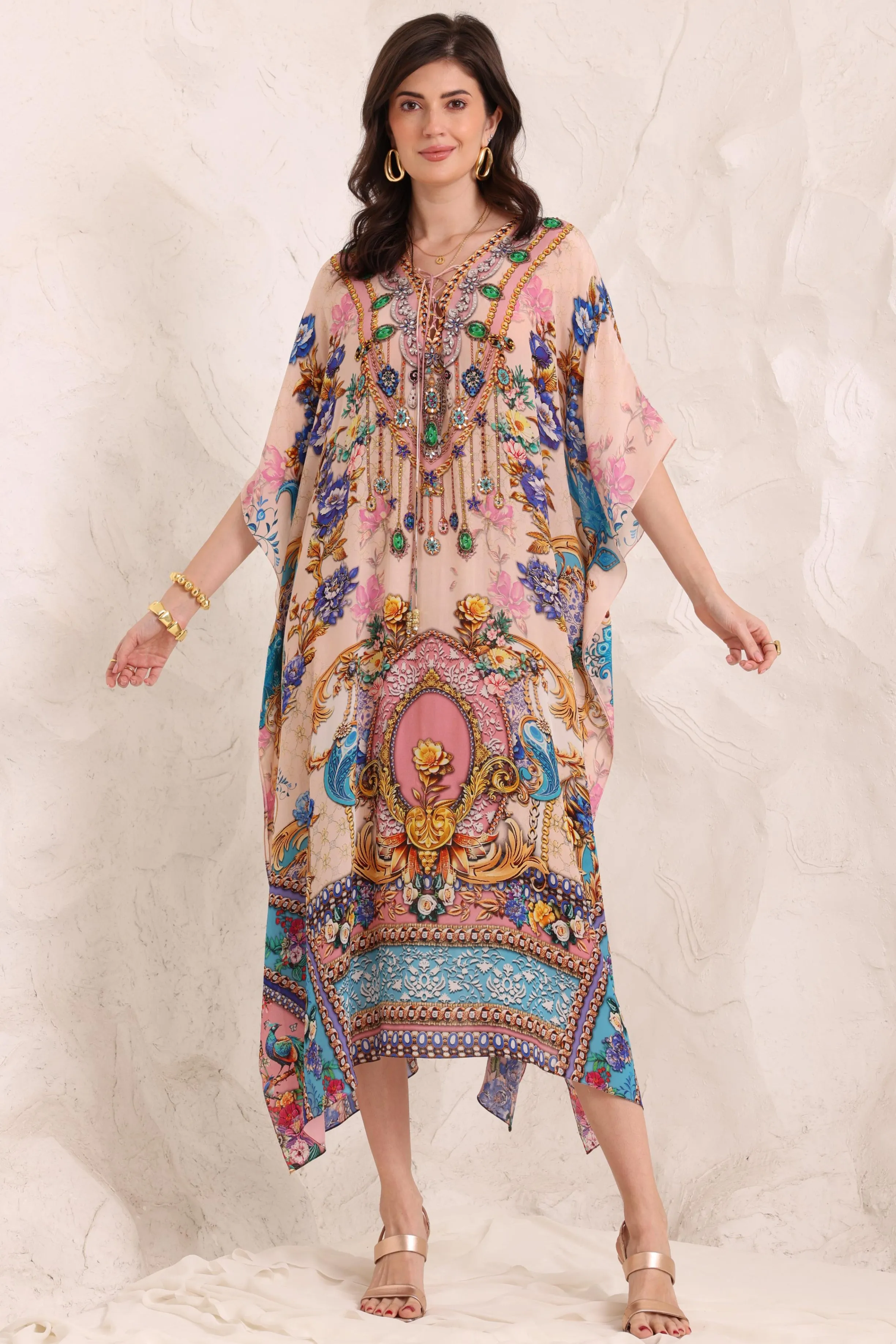 Peacock Dreams Medium Kaftan sold by Czarina product image thumbnail 2