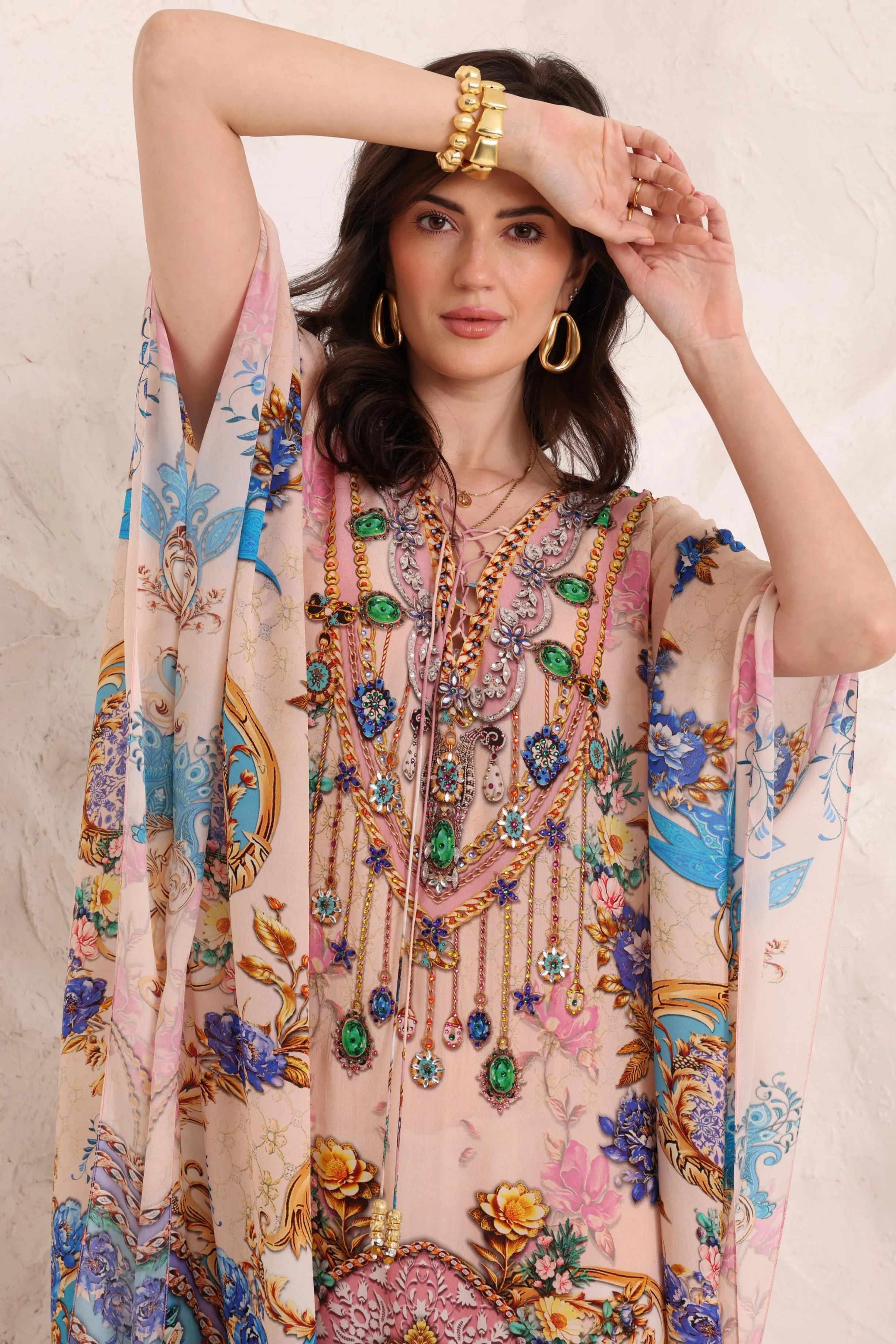 Peacock Dreams Medium Kaftan sold by Czarina product image thumbnail 3