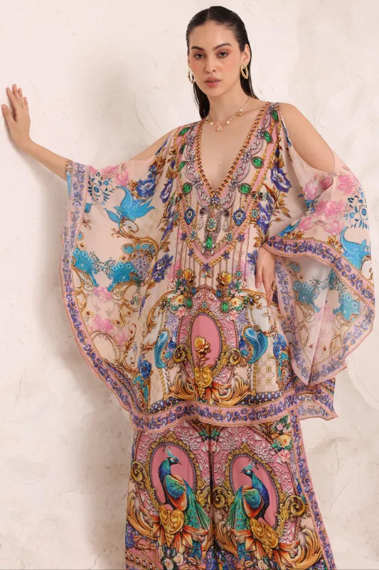 Peacock Dreams Kaftan Dress sold by Czarina