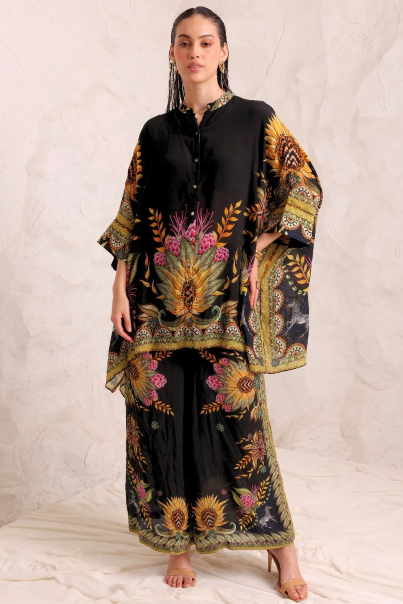 Queen Of Savannah Kaftan Top w Sleeves sold by Czarina product image thumbnail 2