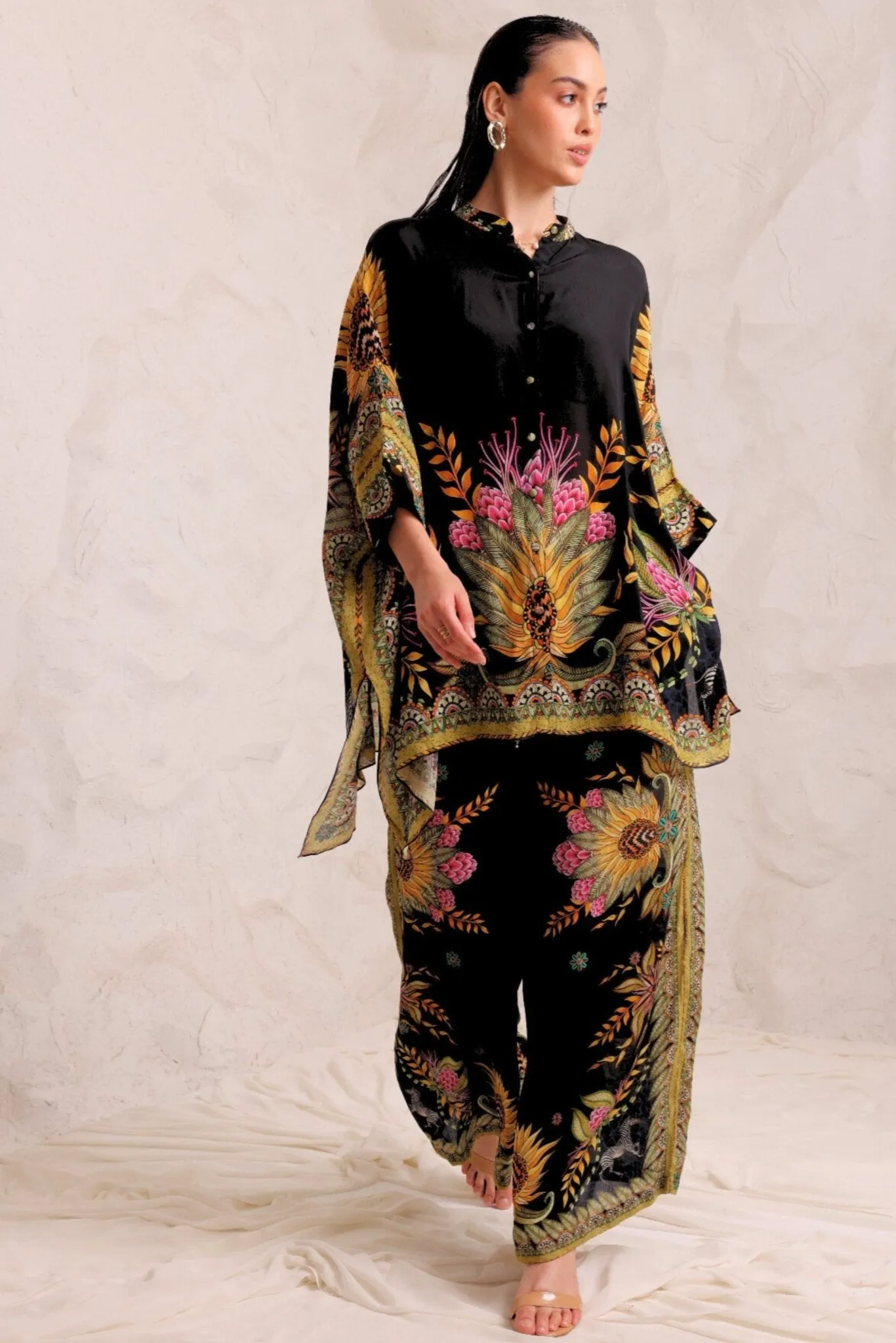Queen Of Savannah Kaftan Top w Sleeves sold by Czarina product image thumbnail 4