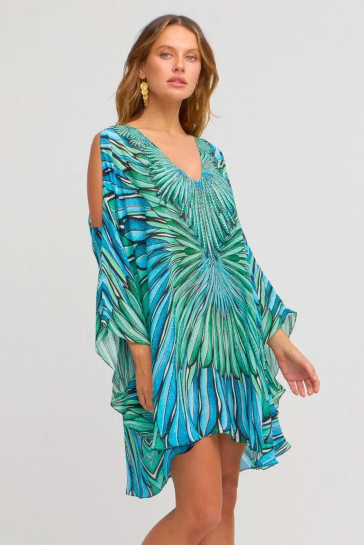 Wings Of The Sea Kaftan Dress sold by Czarina product image thumbnail 3