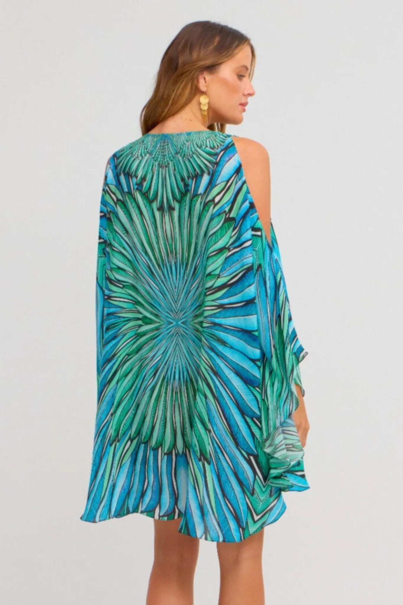 Wings Of The Sea Kaftan Dress sold by Czarina product image thumbnail 5