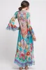 Once In A Blue Moon Maxi Dress W Sleeves sold by Czarina