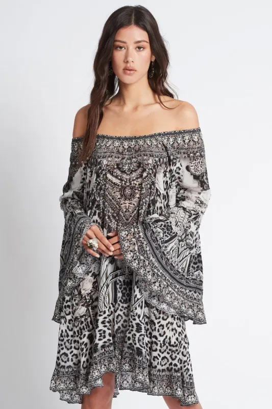 Wild At Heart Frill Dress sold by Czarina