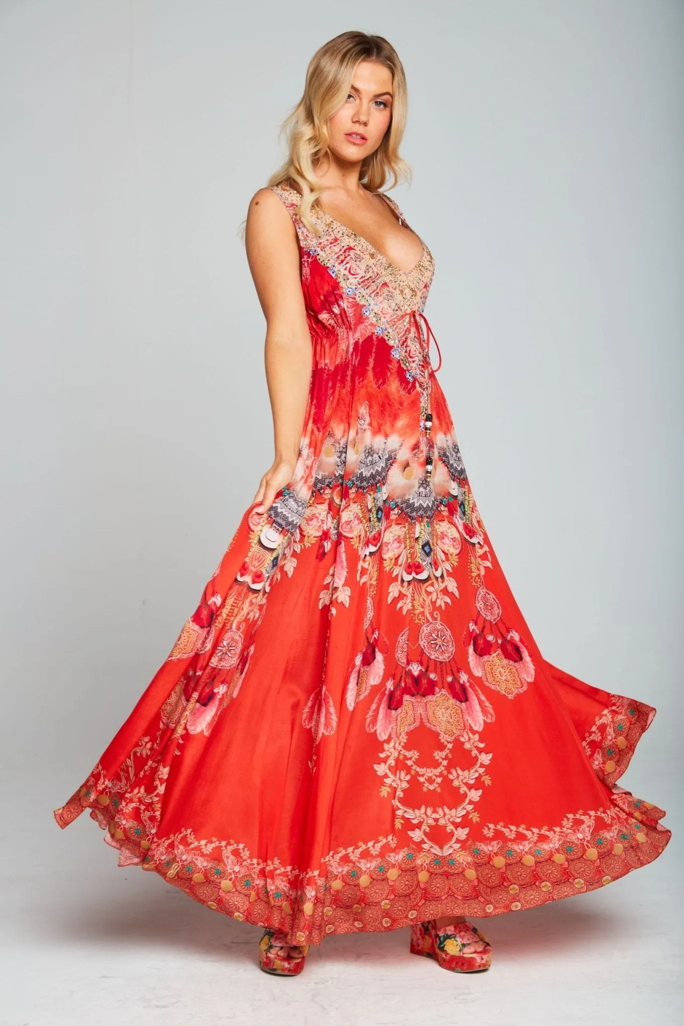 Goddess Maxi Dress sold by Czarina