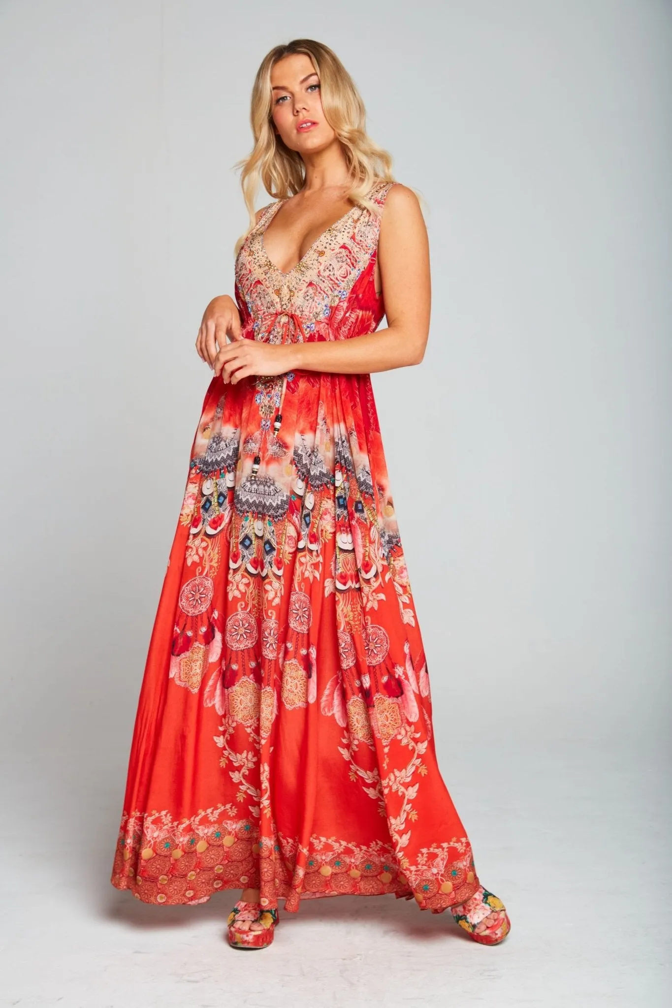 Goddess Maxi Dress sold by Czarina product image thumbnail 4