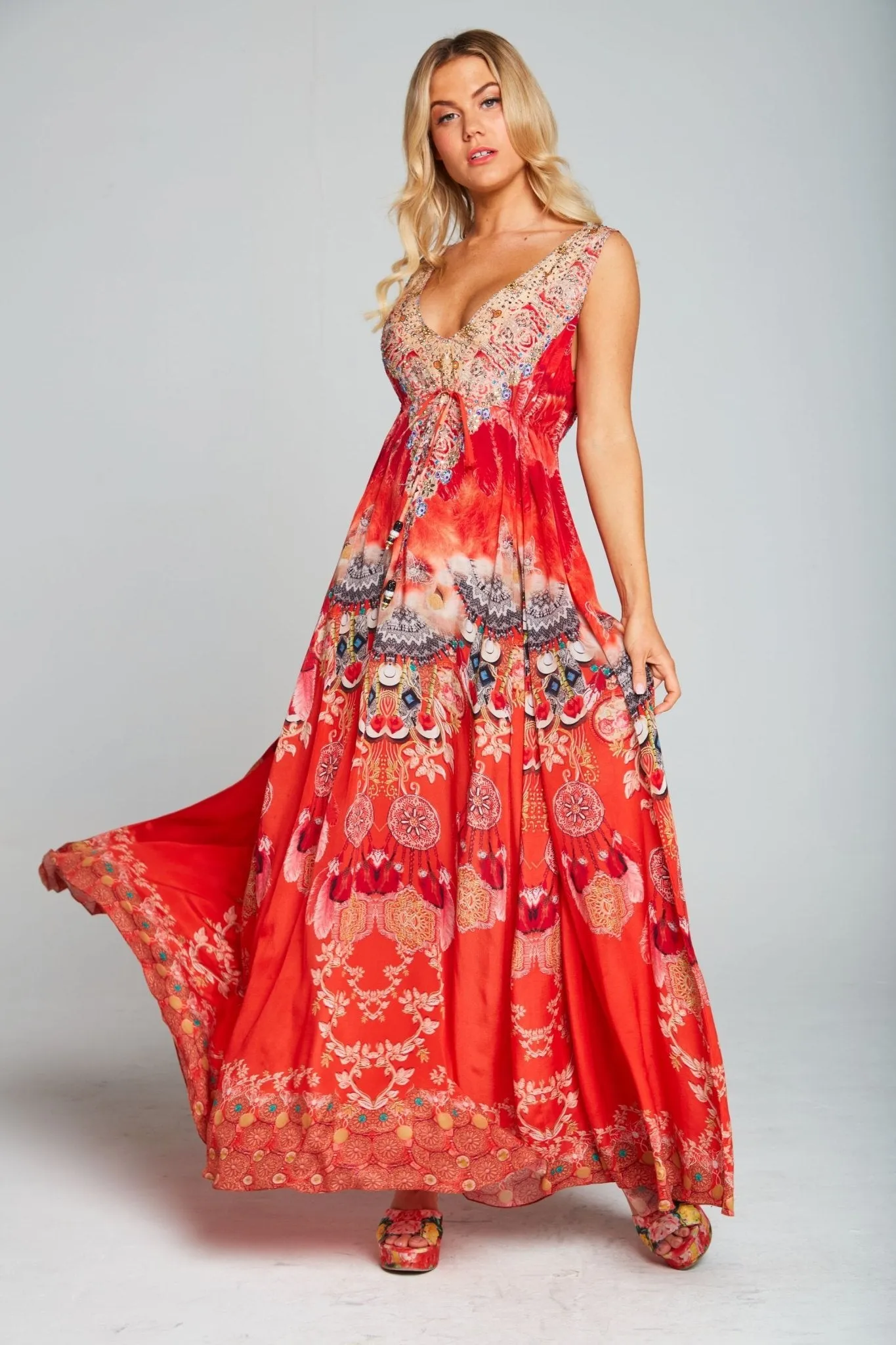 Goddess Maxi Dress sold by Czarina product image thumbnail 2