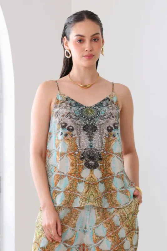 AANYA CAMI TOP sold by Czarina