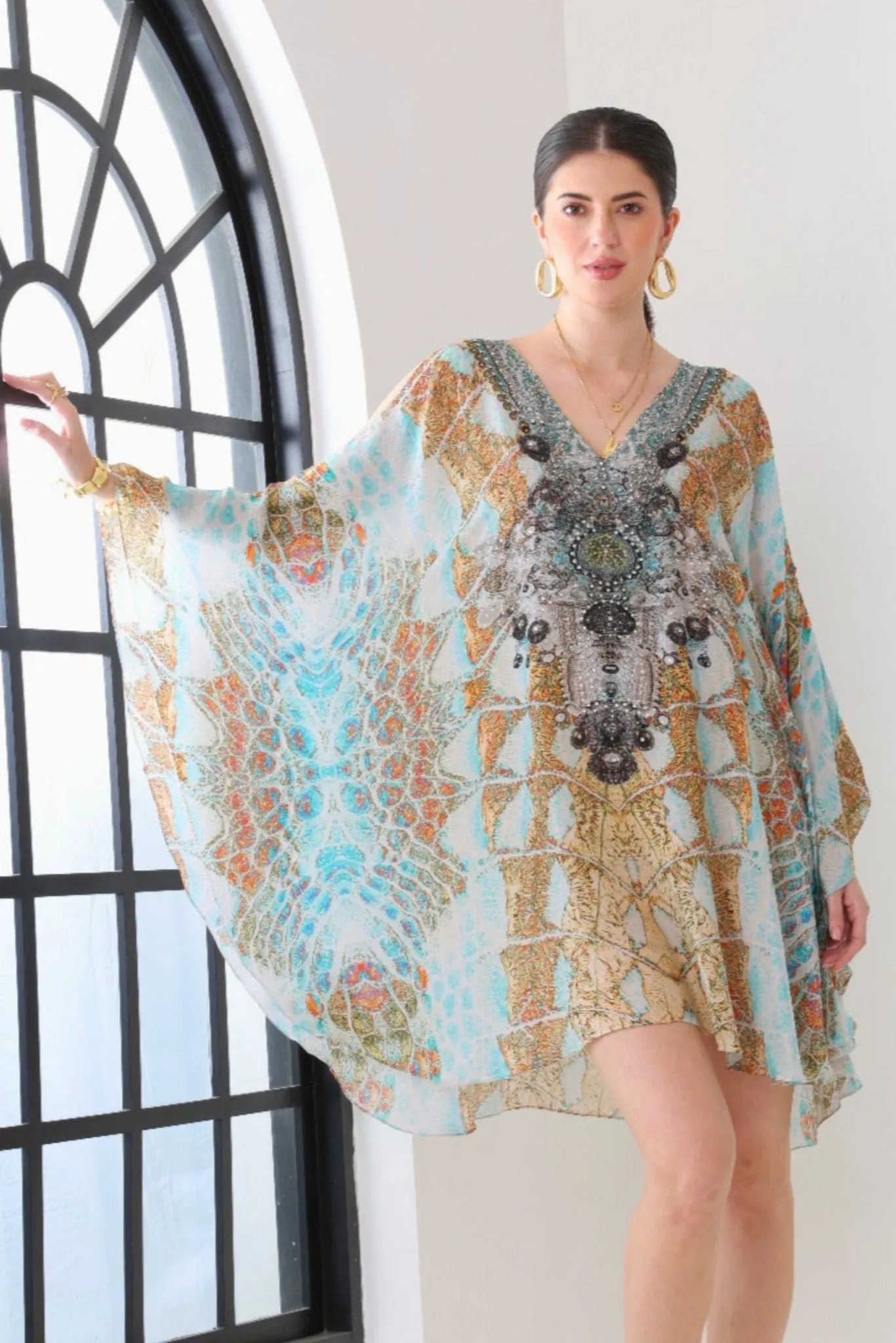 AANYA KAFTAN DRESS sold by Czarina
