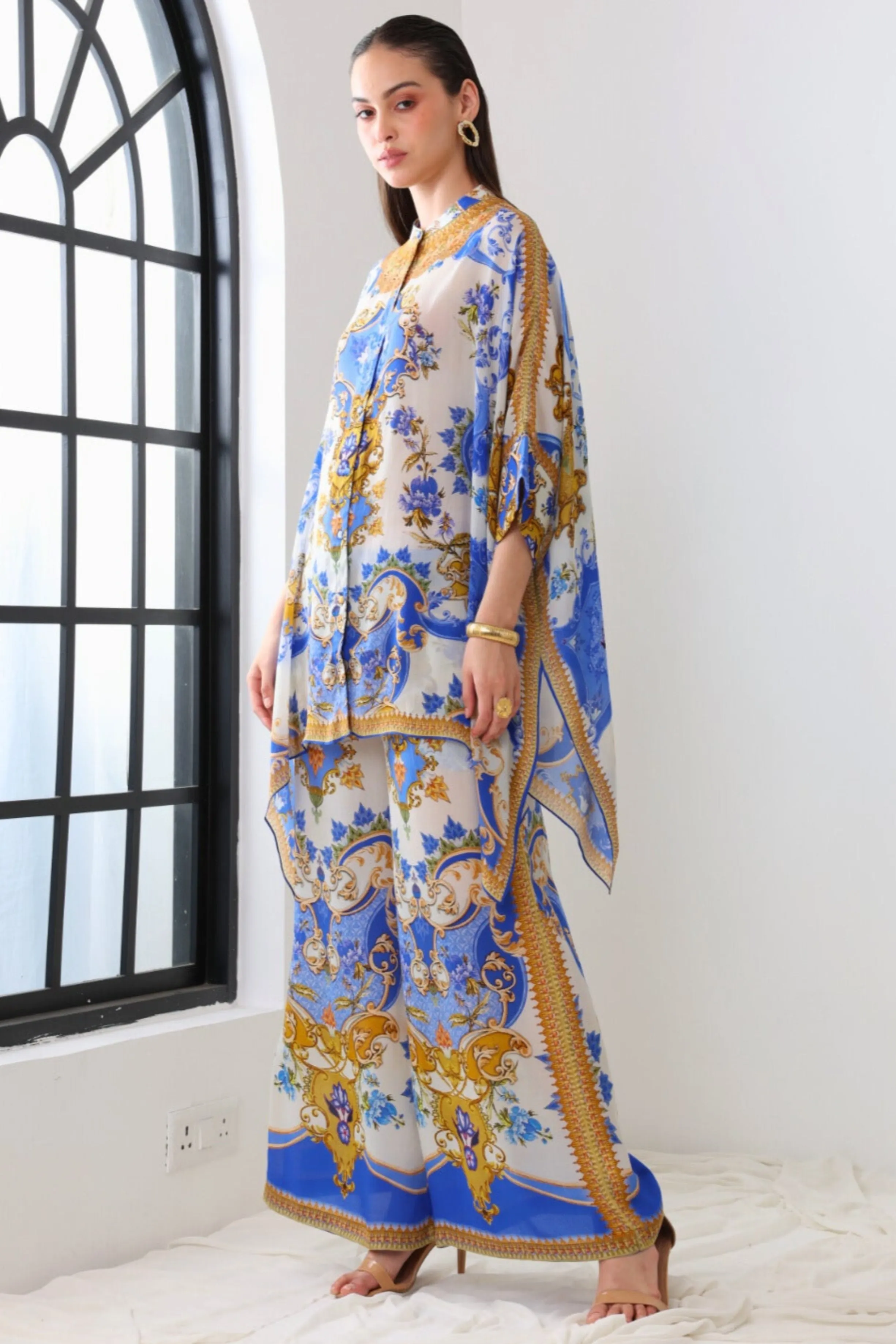 SANTORINI SUNRISE KAFTAN TOP W SLEEVES sold by Czarina product image thumbnail 5