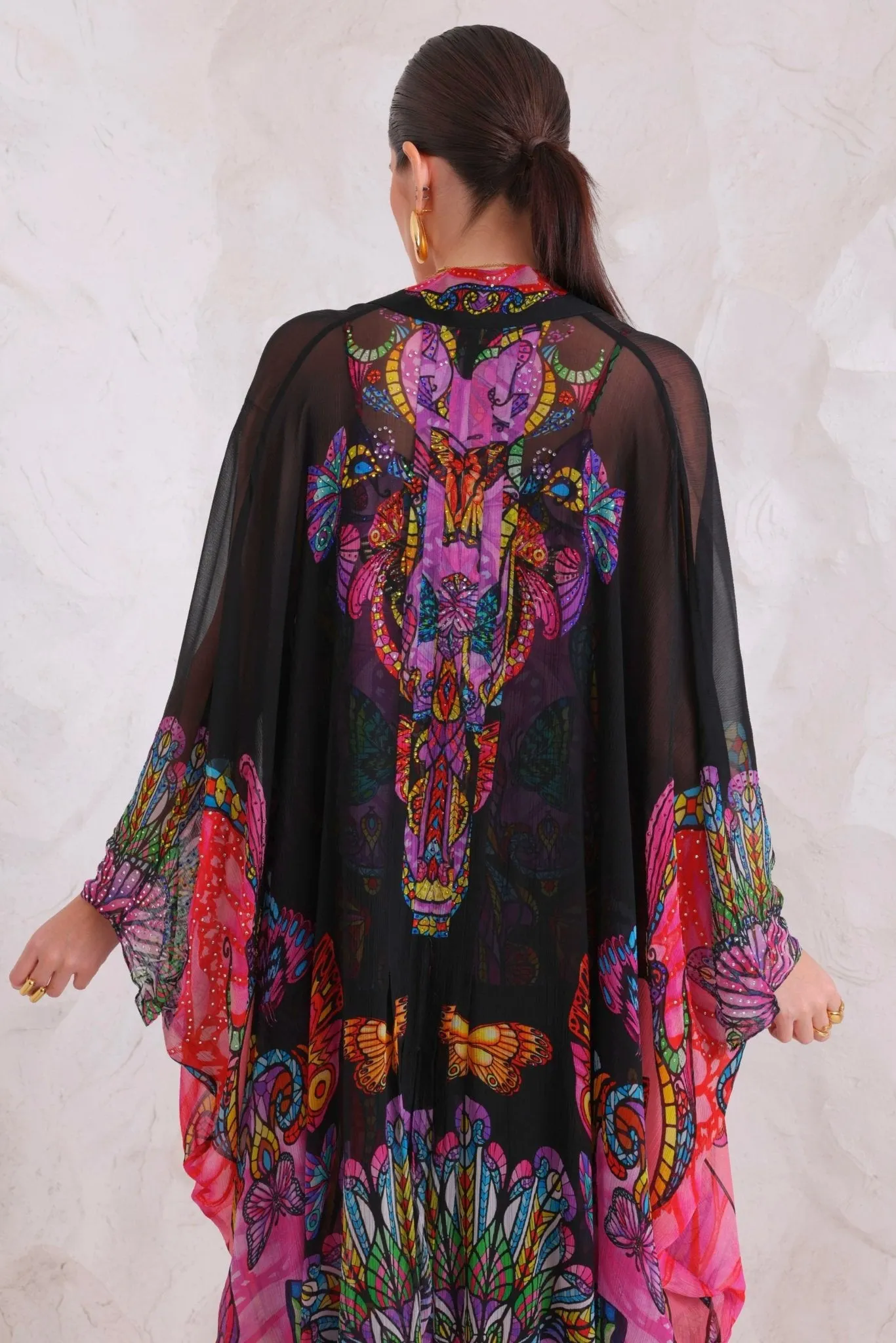 MIDNIGHT WINGS MEDIUM CAPE sold by Czarina product image thumbnail 5