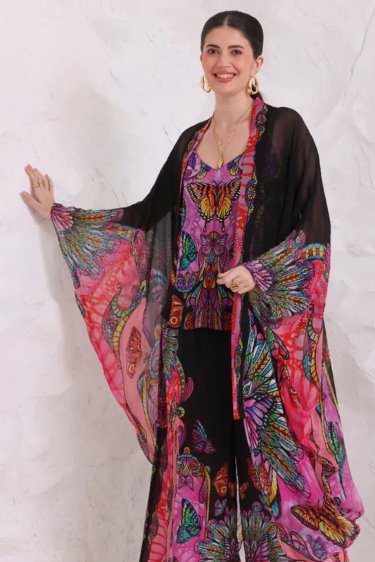 MIDNIGHT WINGS MEDIUM CAPE sold by Czarina