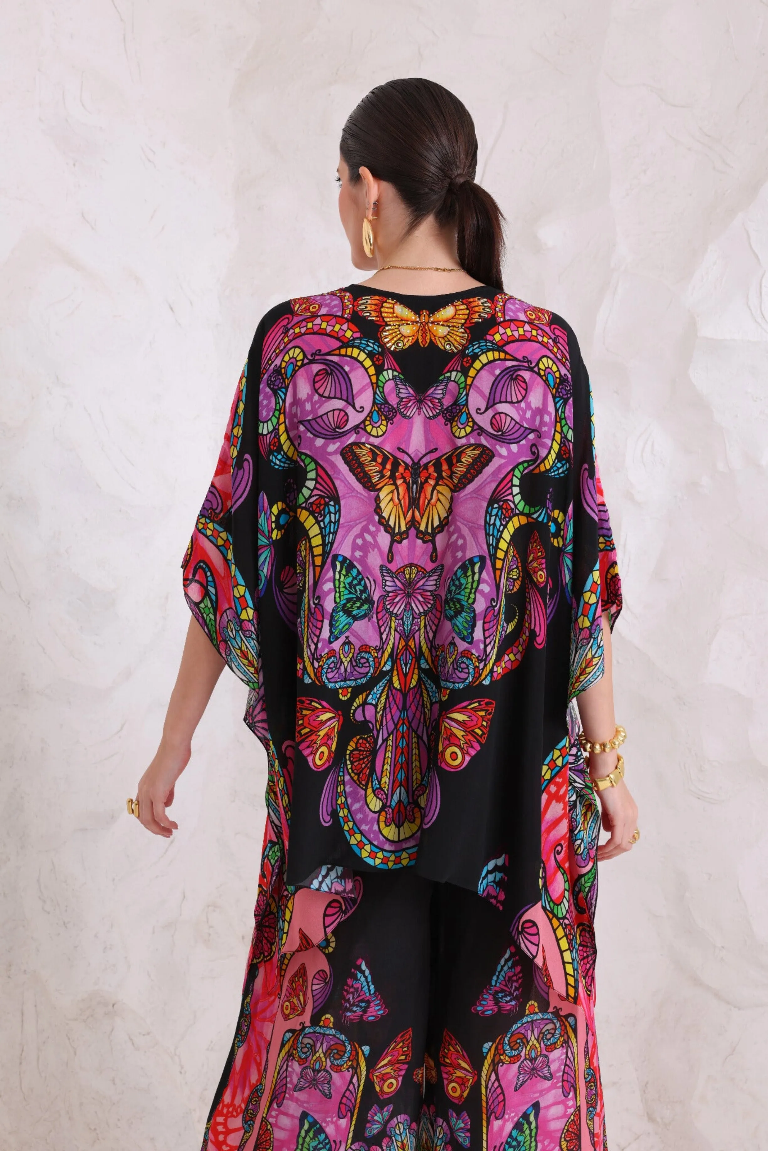 MIDNIGHT WINGS KAFTAN TOP sold by Czarina product image thumbnail 5