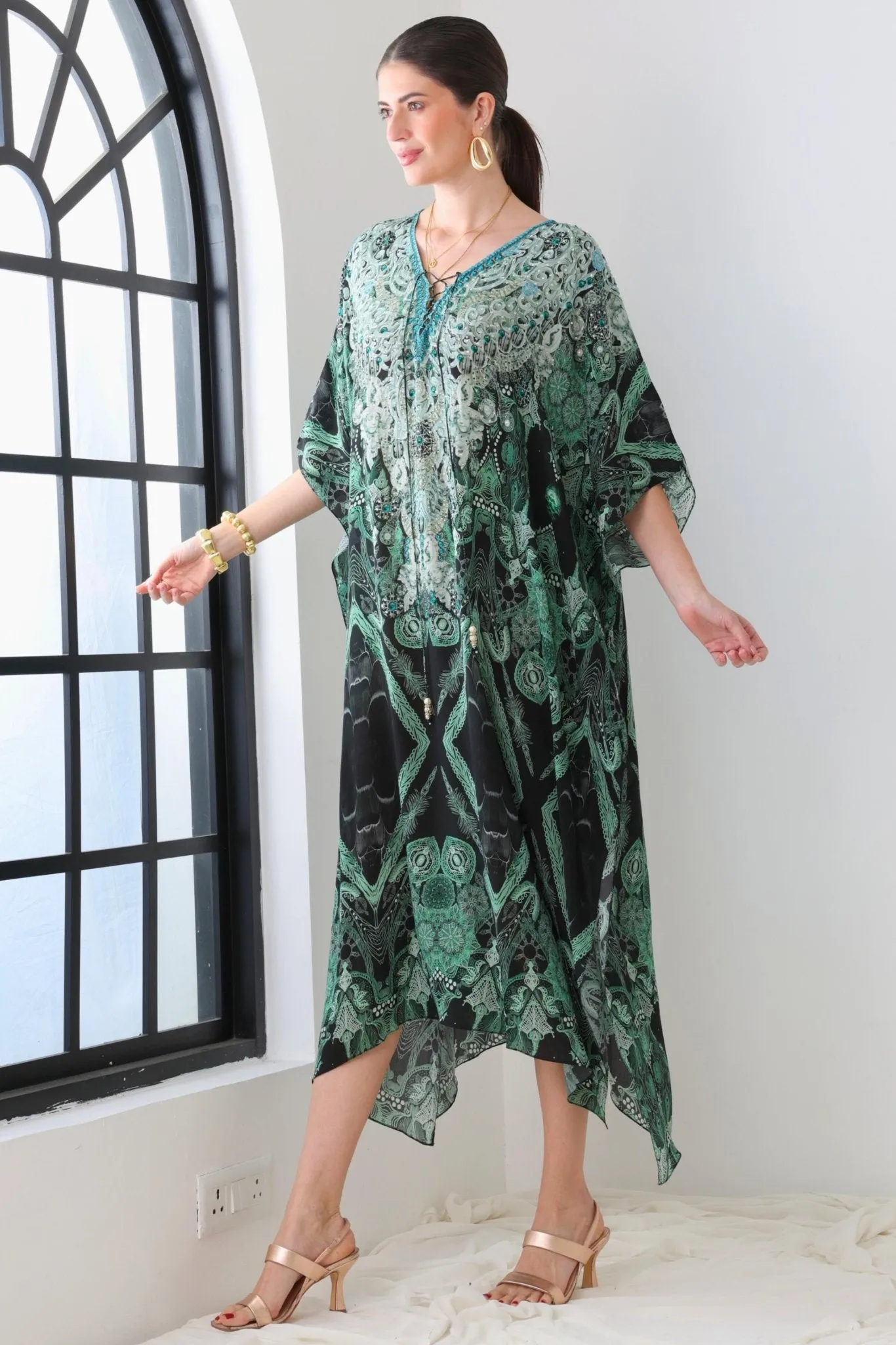 EMERALD OASIS MEDIUM KAFTAN sold by Czarina product image thumbnail 3