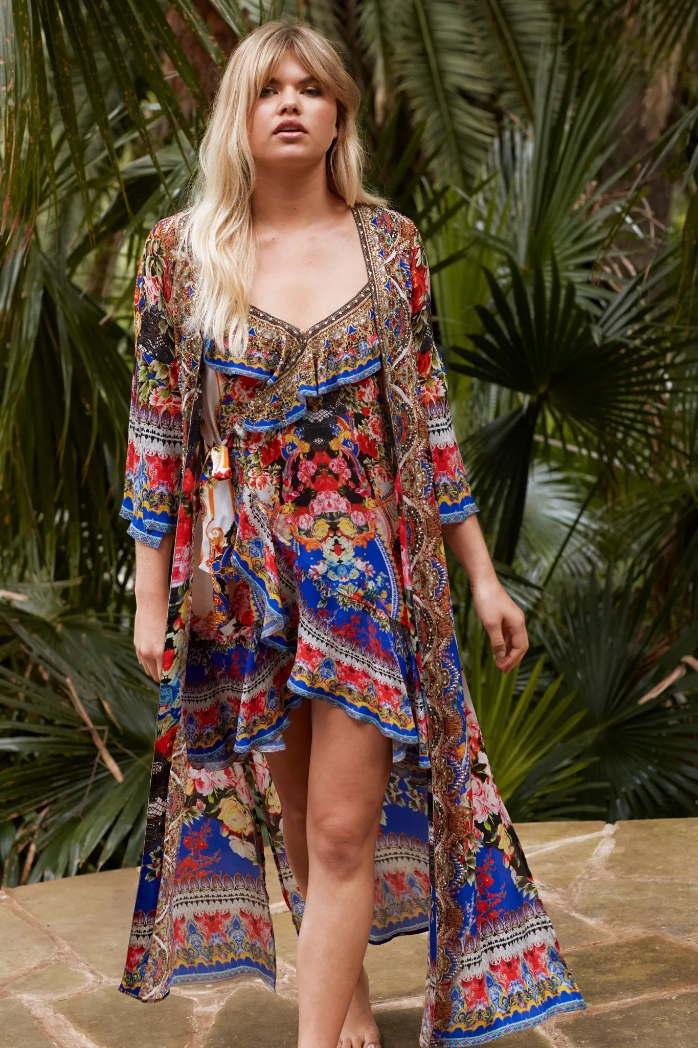 Royal Princess Shoe-String Short Wrap Dress sold by Czarina product image thumbnail 5