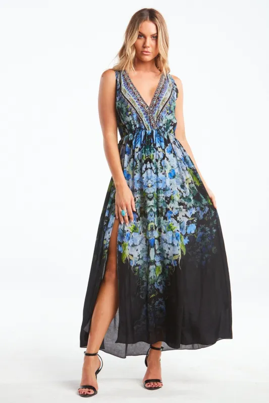 True Reflections Shoe-String Maxi Dress sold by Czarina