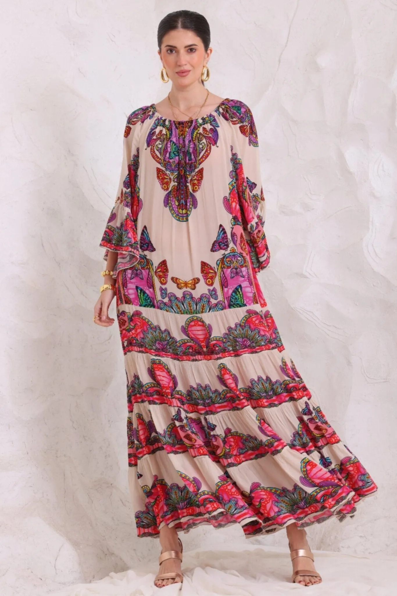 WINGS OF WONDER OFF SHOULDER MAXI DRESS sold by Czarina product image thumbnail 4