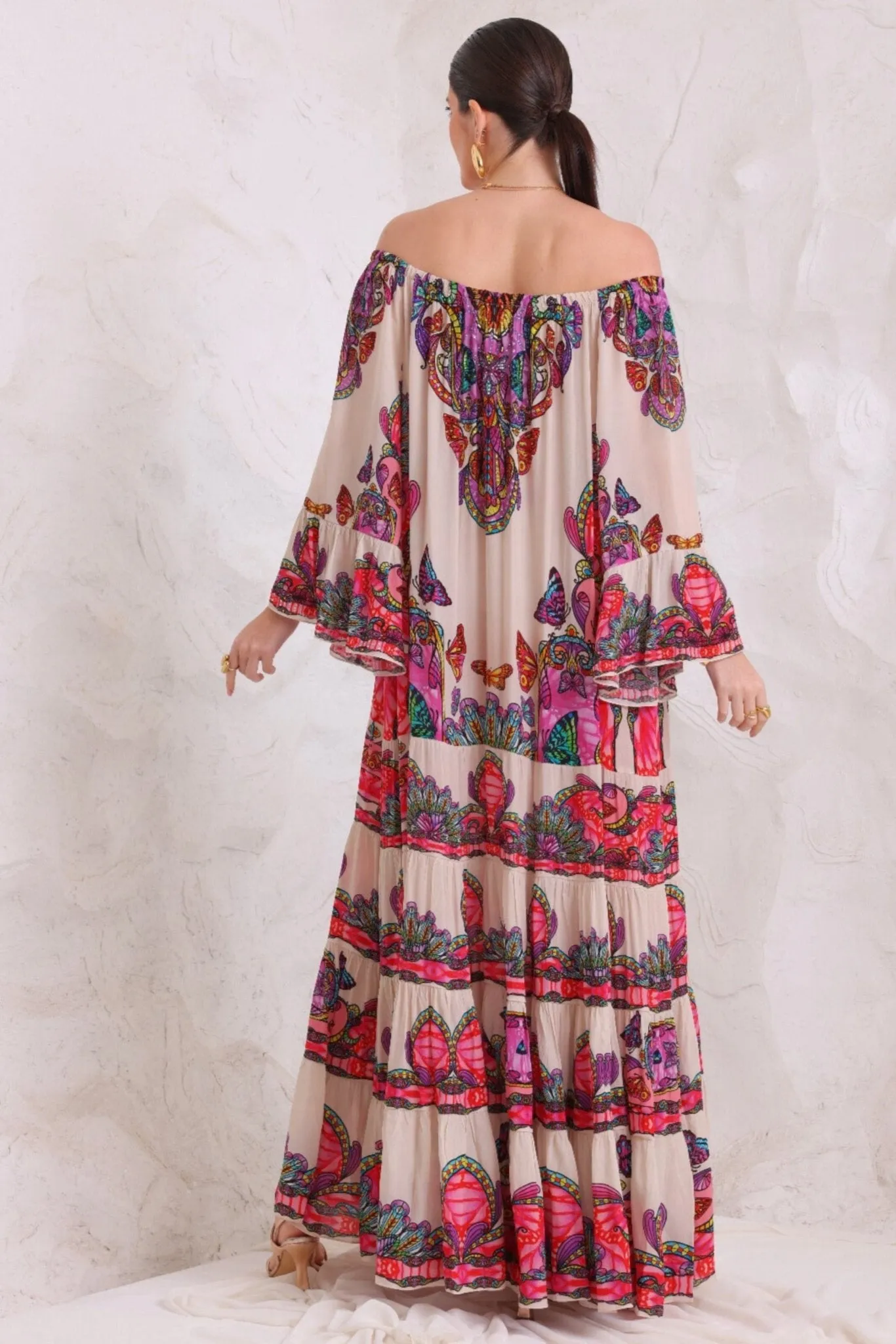 WINGS OF WONDER OFF SHOULDER MAXI DRESS sold by Czarina product image thumbnail 5
