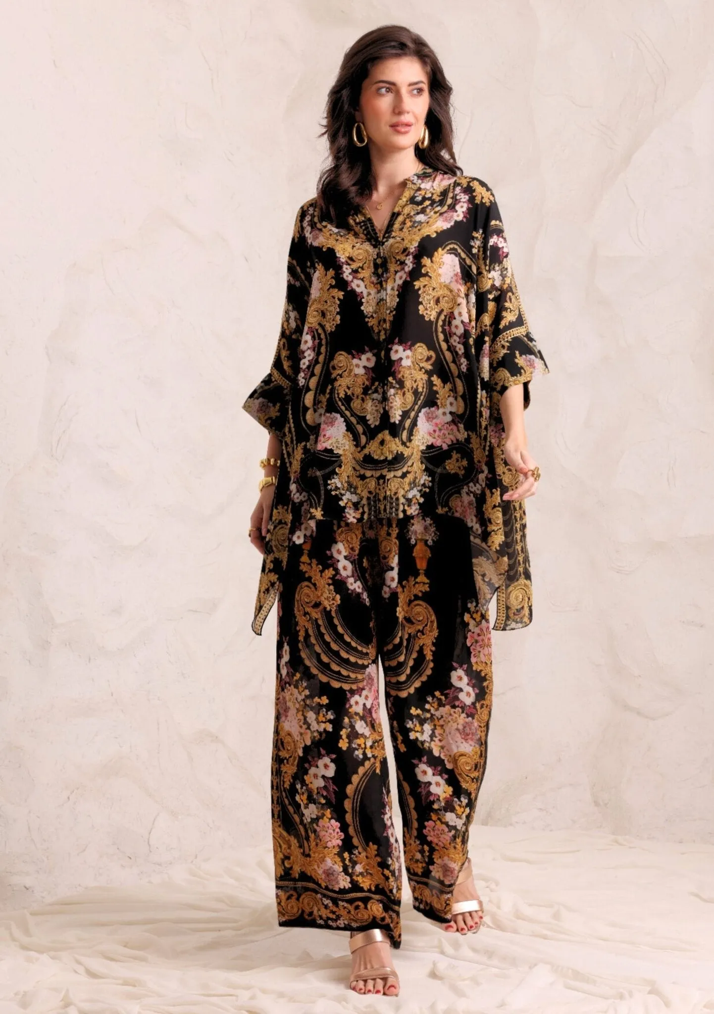 GOLDEN GIRL KAFTAN TOP W SLEEVES sold by Czarina product image thumbnail 4