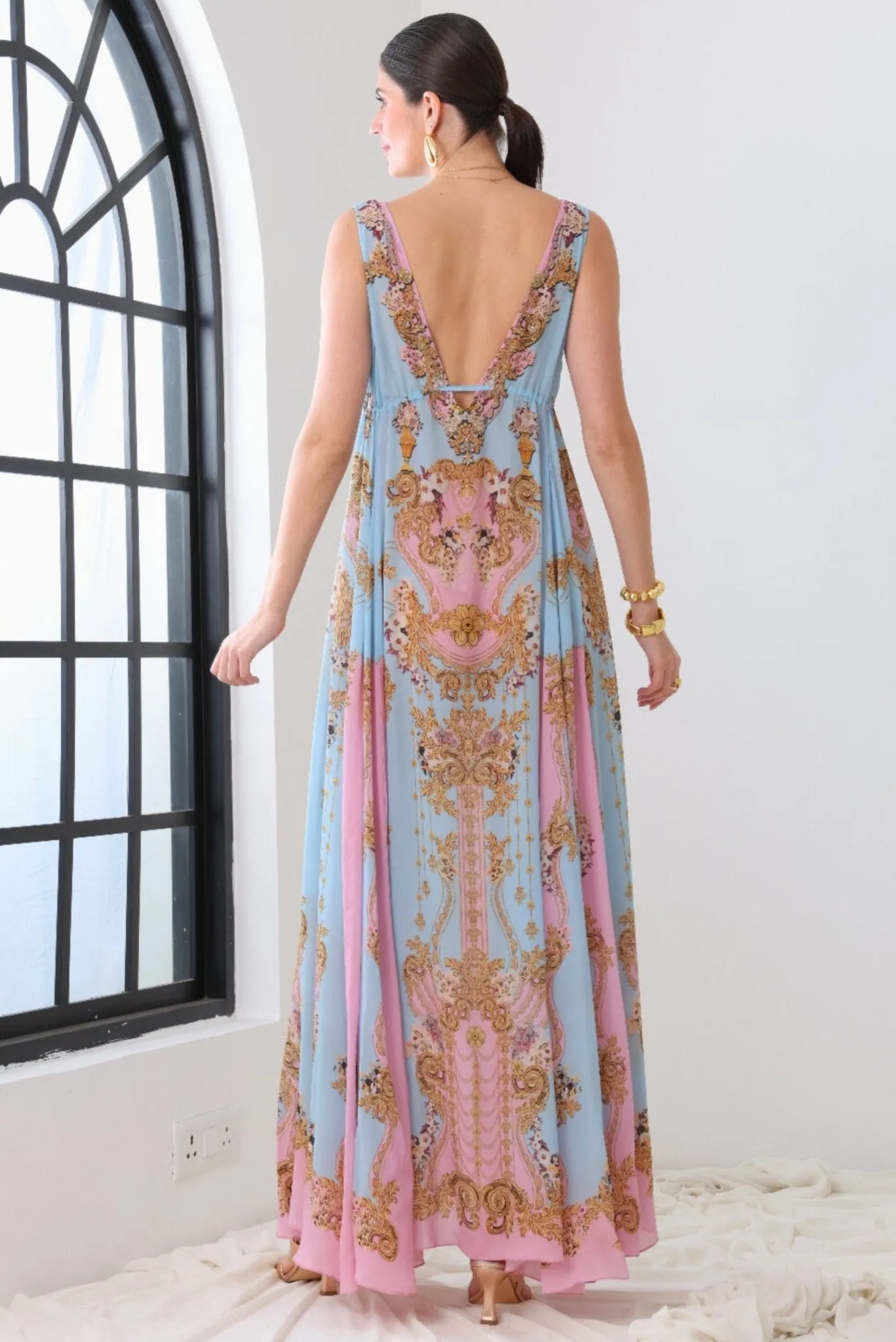 DUSK TILL DAWN MAXI DRESS sold by Czarina product image thumbnail 5