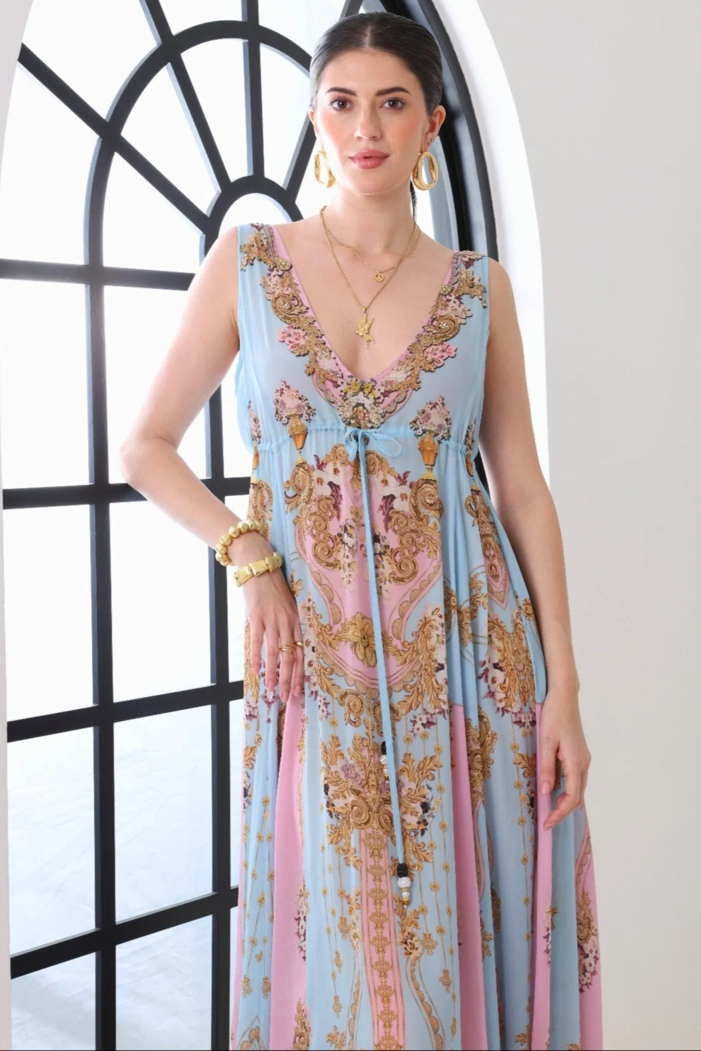 DUSK TILL DAWN MAXI DRESS sold by Czarina product image thumbnail 4