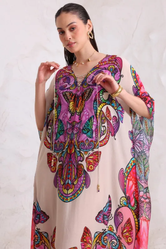 WINGS OF WONDER MEDIUM KAFTAN made by Czarina