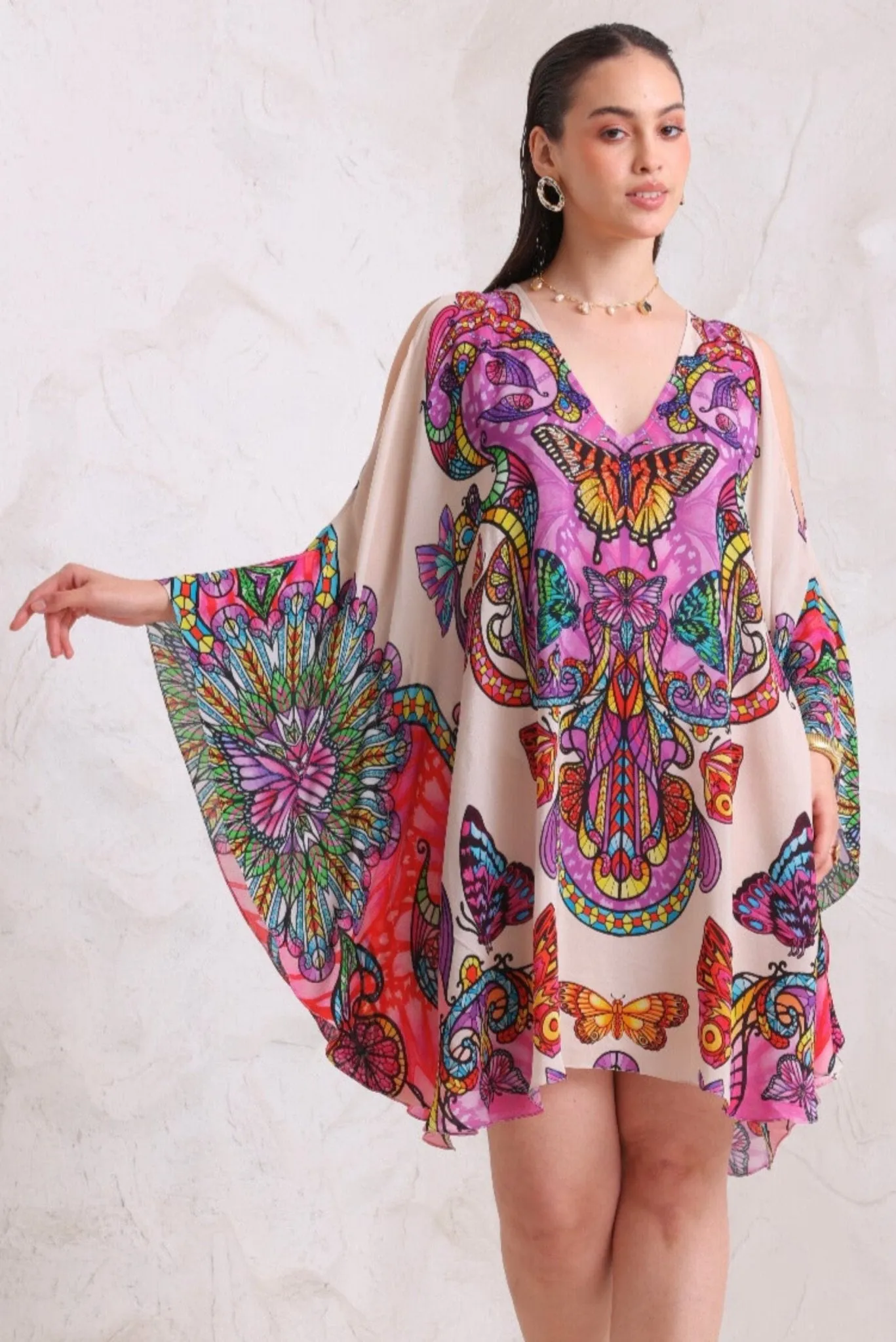 WINGS OF WONDER KAFTAN DRESS sold by Czarina product image thumbnail 3
