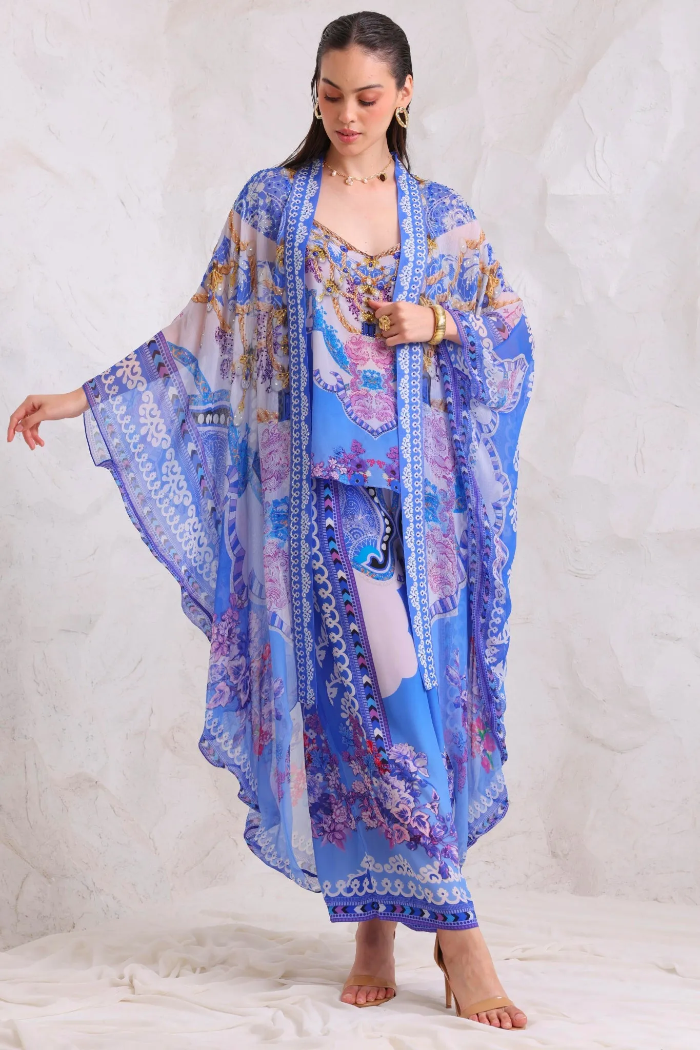 PURPLE PEARLS MEDIUM CAPE sold by Czarina product image thumbnail 5