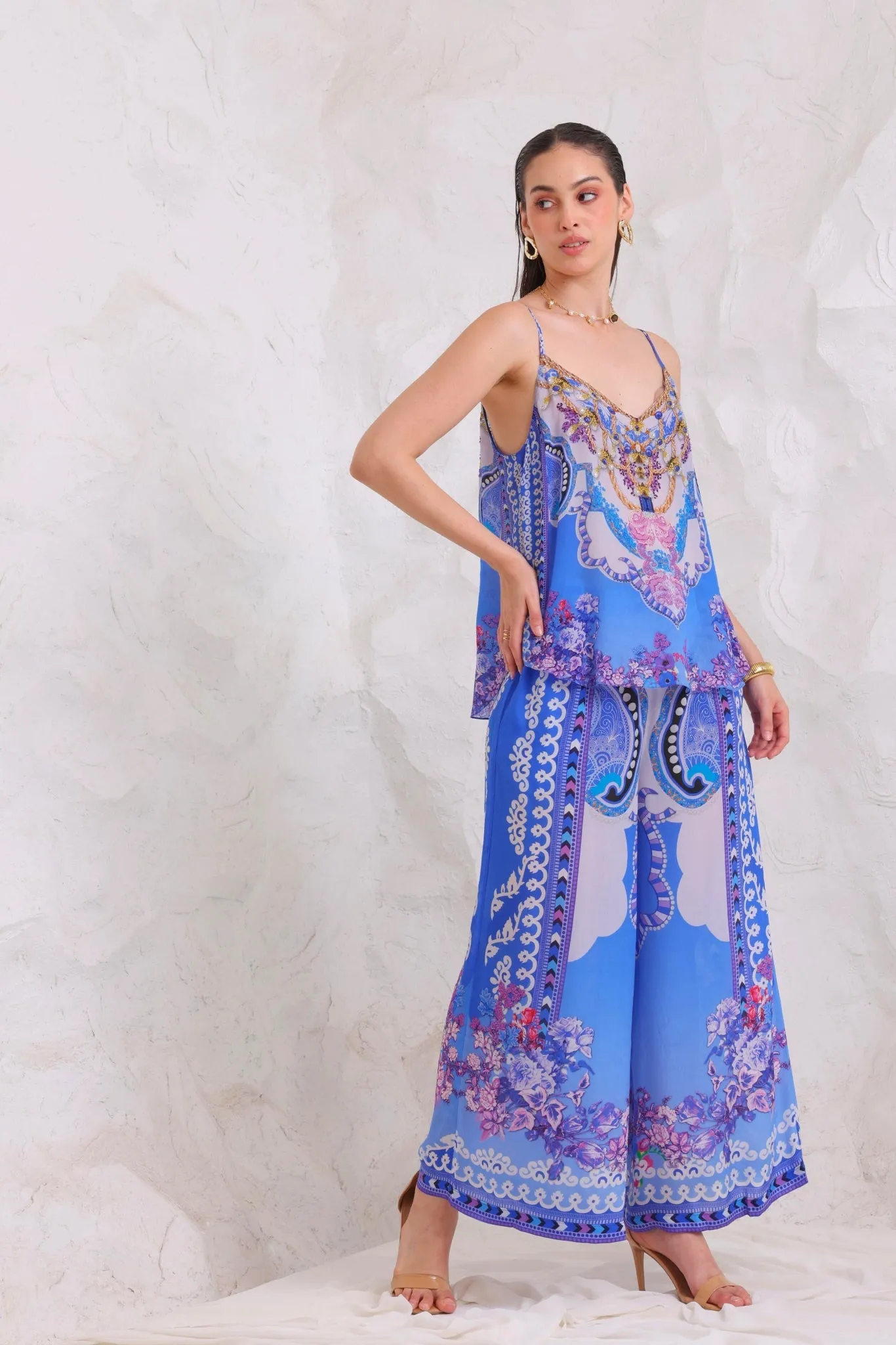 PURPLE PEARLS TROUSERS sold by Czarina product image thumbnail 3