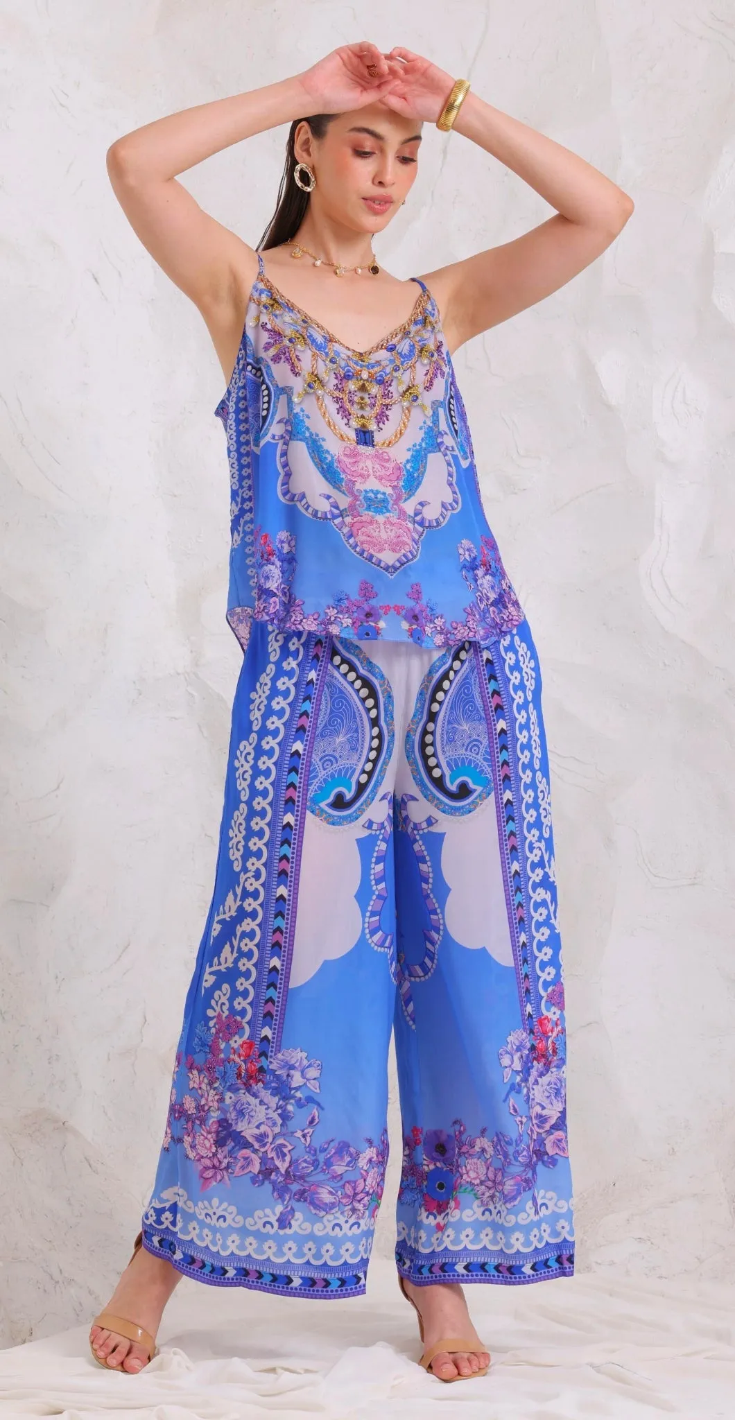 PURPLE PEARLS TROUSERS sold by Czarina product image thumbnail 4