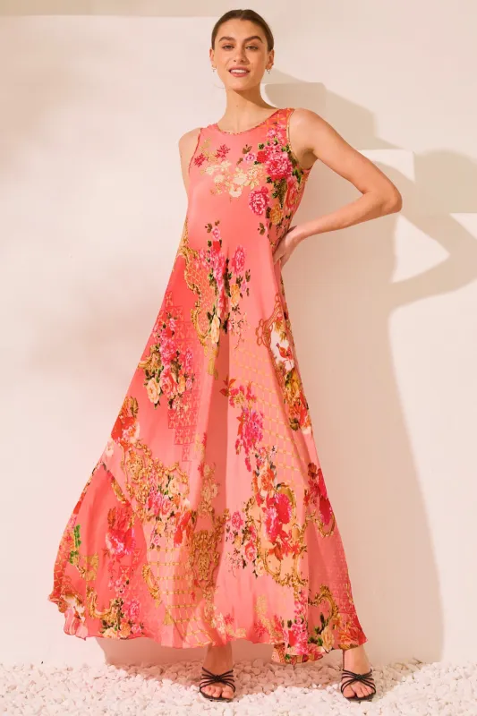 PINK PARADISE A LINE DRESS (PRE ORDER) sold by Czarina