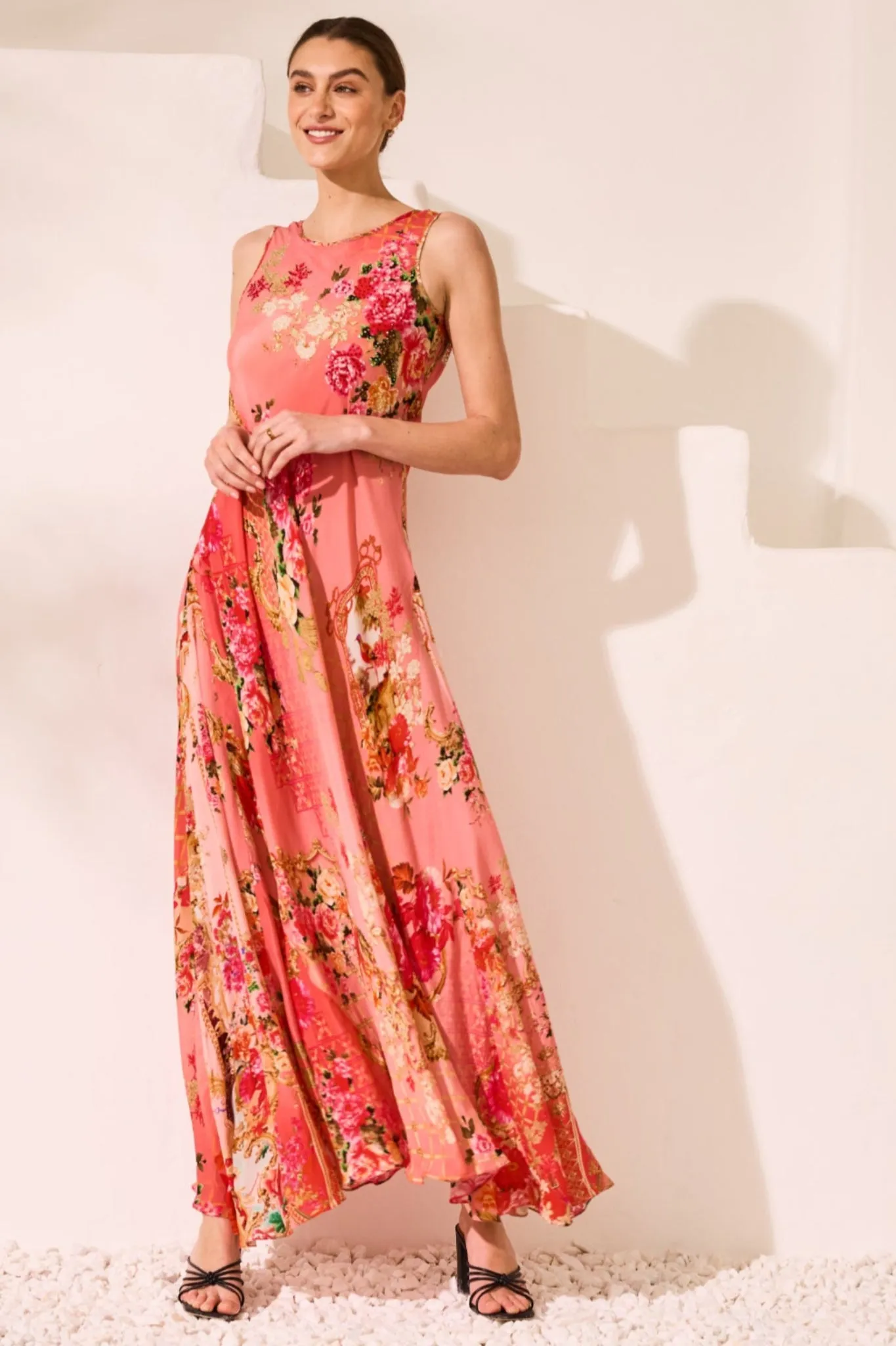 PINK PARADISE A LINE DRESS (PRE ORDER) sold by Czarina product image thumbnail 3