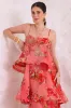 PINK PARADISE S-S RUFFLE MAXI DRESS sold by Czarina