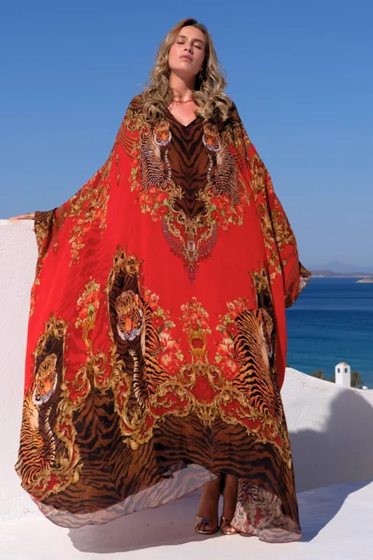 TALES OF THE TIGRESS MAXI KAFTAN sold by Czarina
