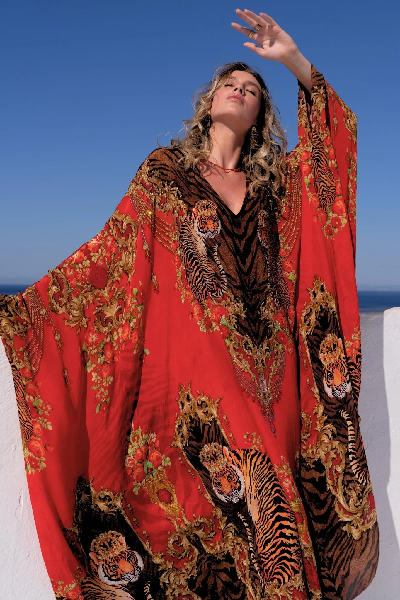 TALES OF THE TIGRESS MAXI KAFTAN sold by Czarina product image thumbnail 5
