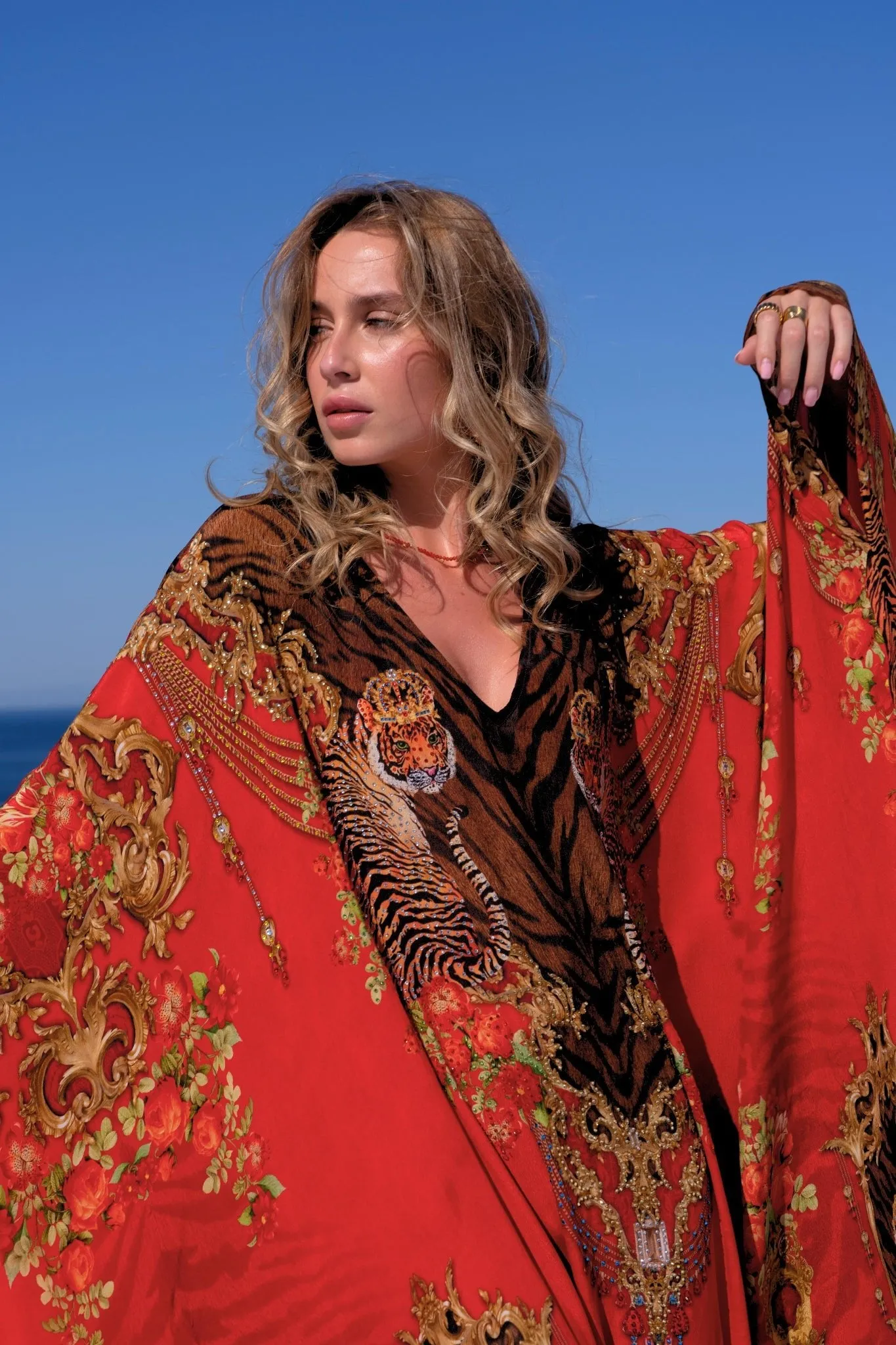 TALES OF THE TIGRESS MAXI KAFTAN sold by Czarina product image thumbnail 2