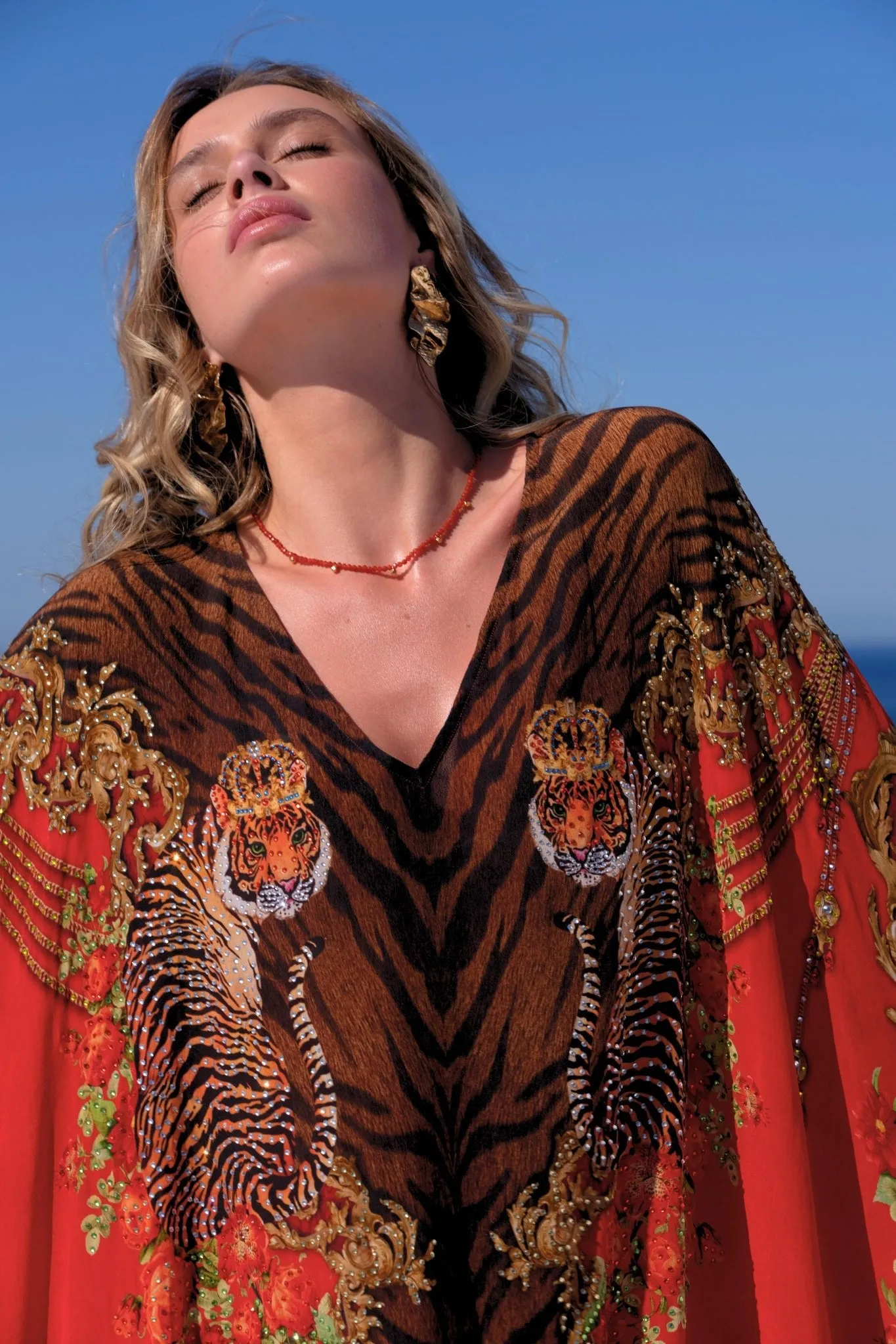 TALES OF THE TIGRESS MAXI KAFTAN sold by Czarina product image thumbnail 4