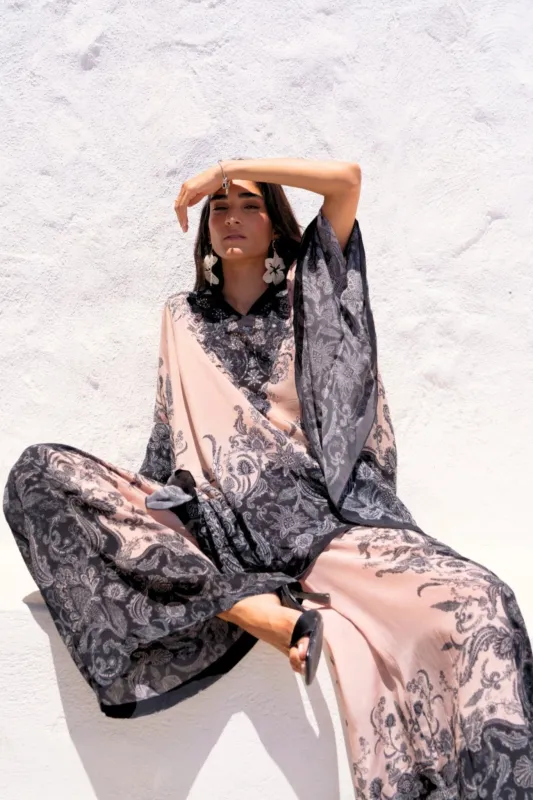 BLACK PAISLEY TROUSERS sold by Czarina