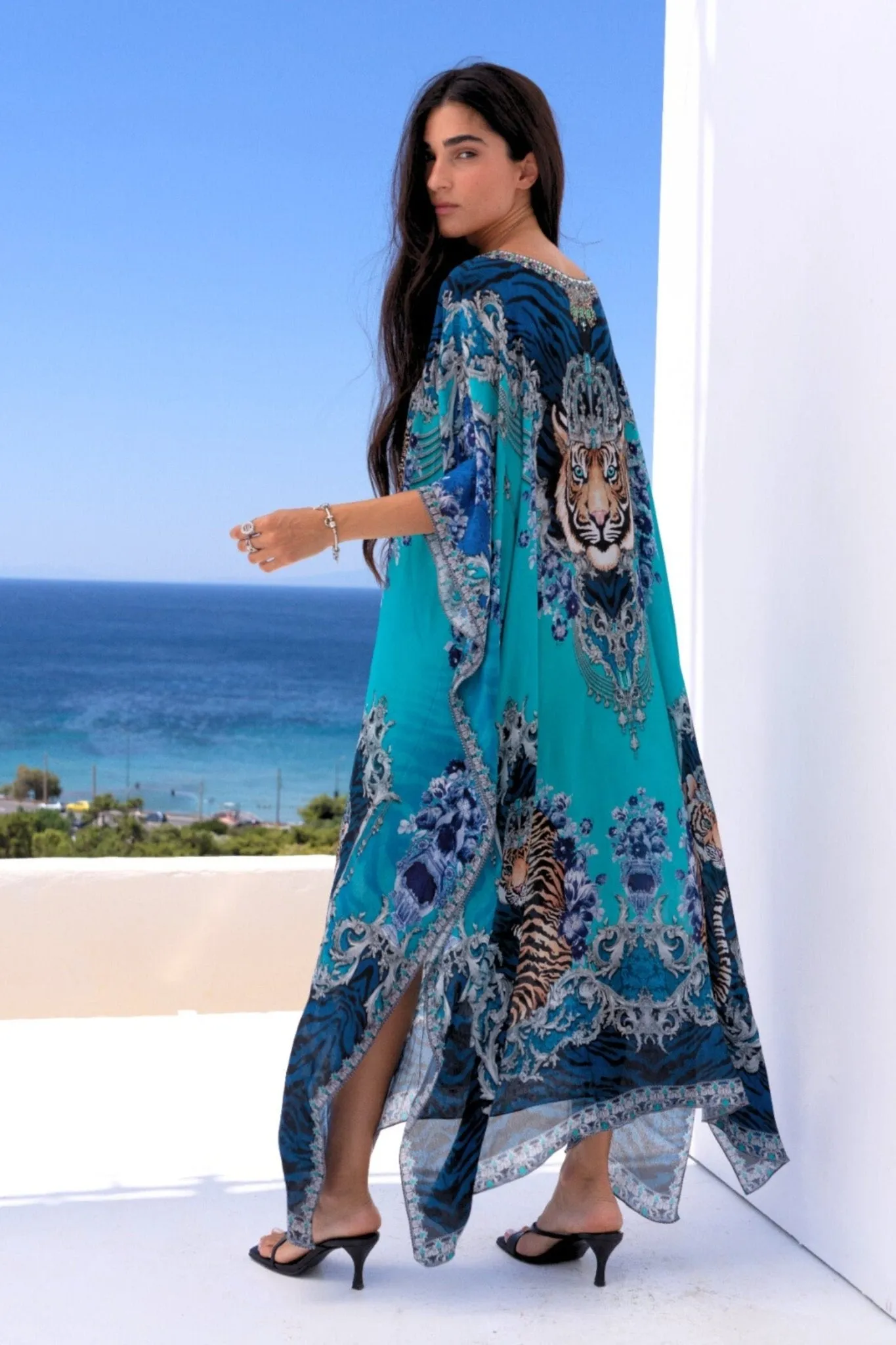 BLUE TIGRESS MEDIUM KAFTAN sold by Czarina product image thumbnail 4