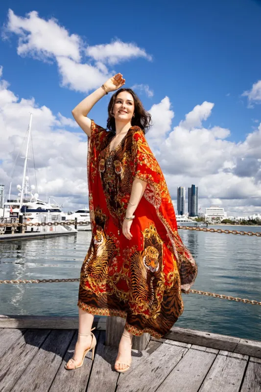 TALES OF THE TIGRESS Medium Kaftan sold by Czarina