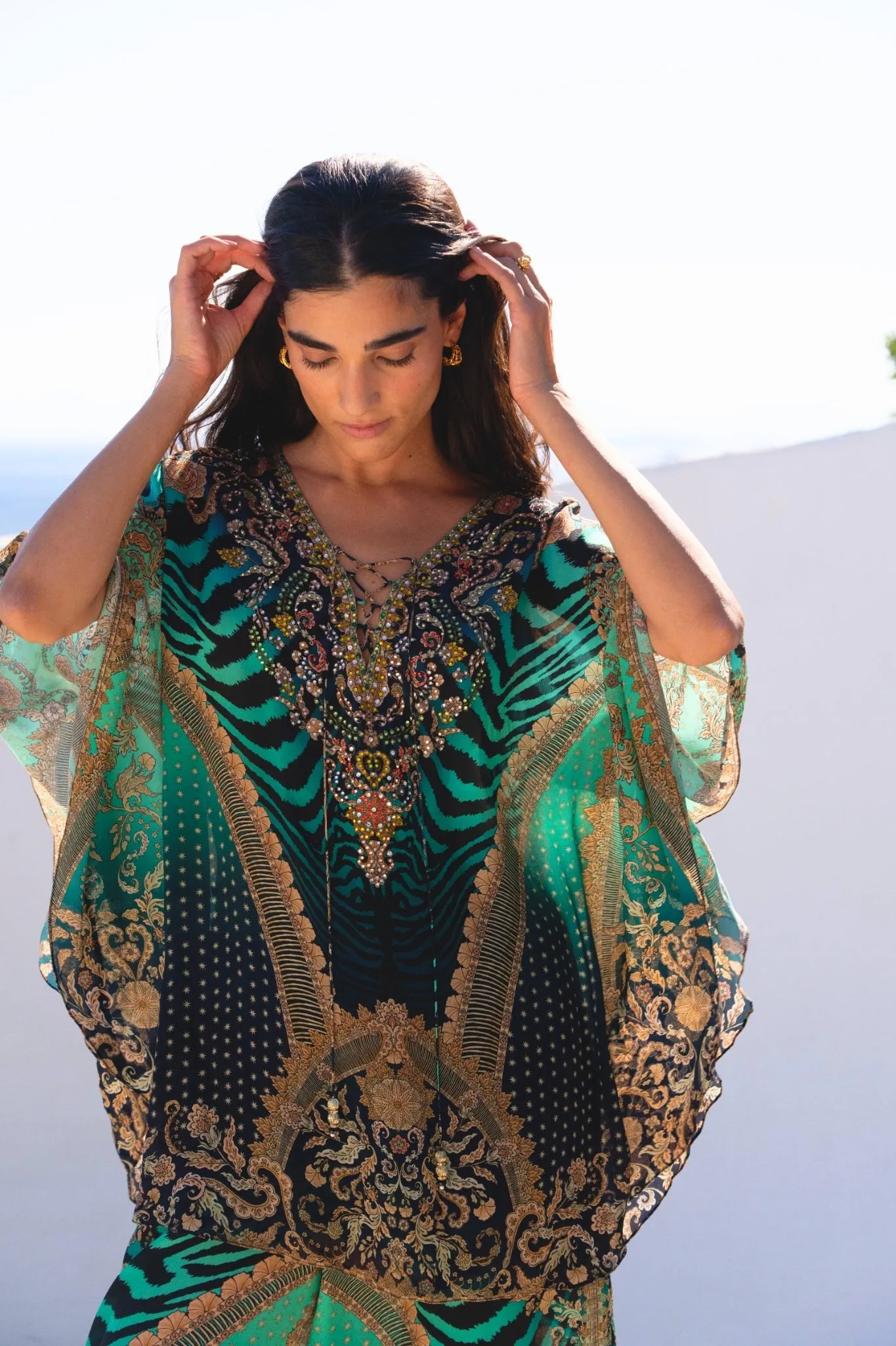 EMERALD EMPRESS BUTTERFLY TOP sold by Czarina