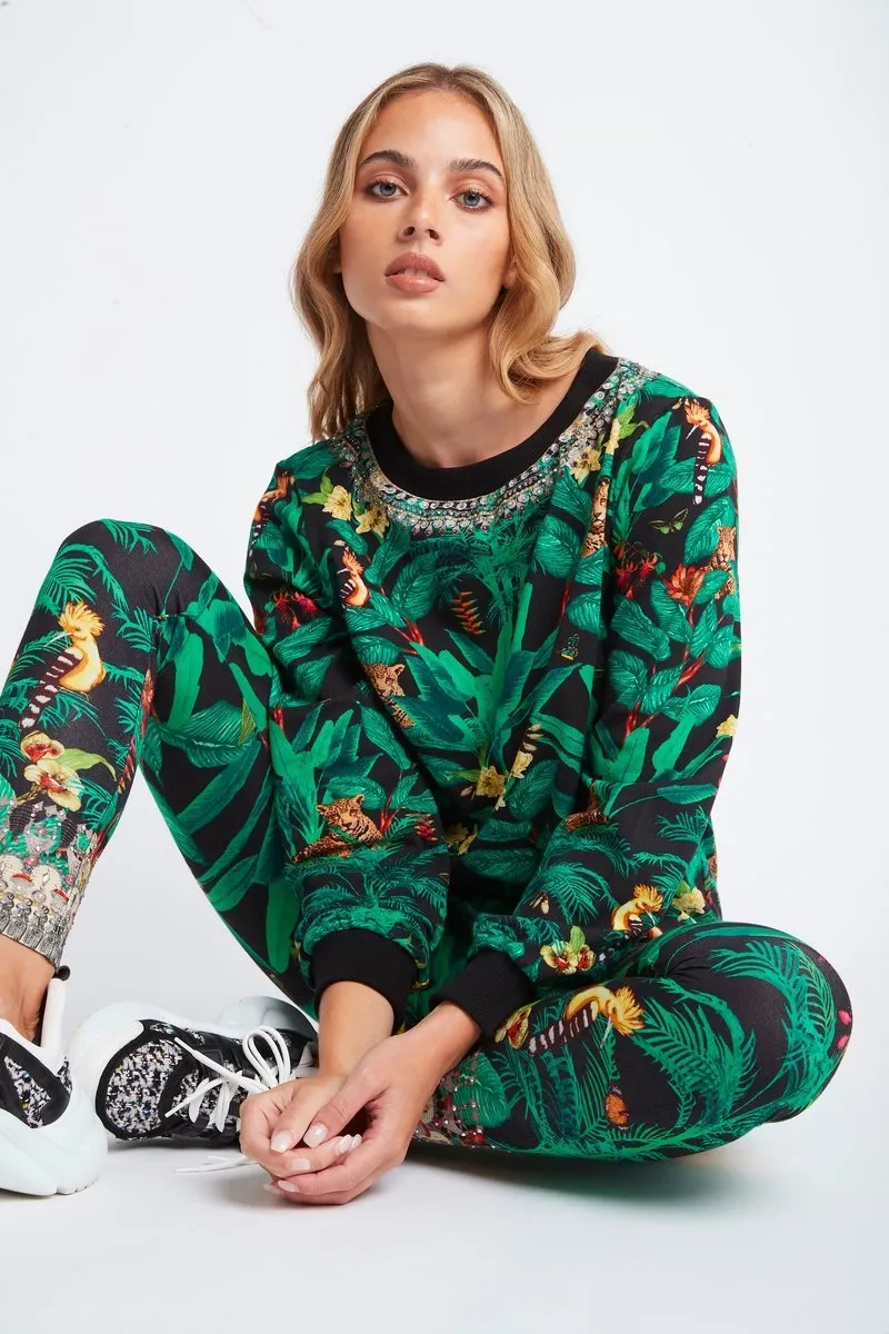 EMERALD QUEEN ROUND-NECK JUMPER sold by Czarina product image thumbnail 5