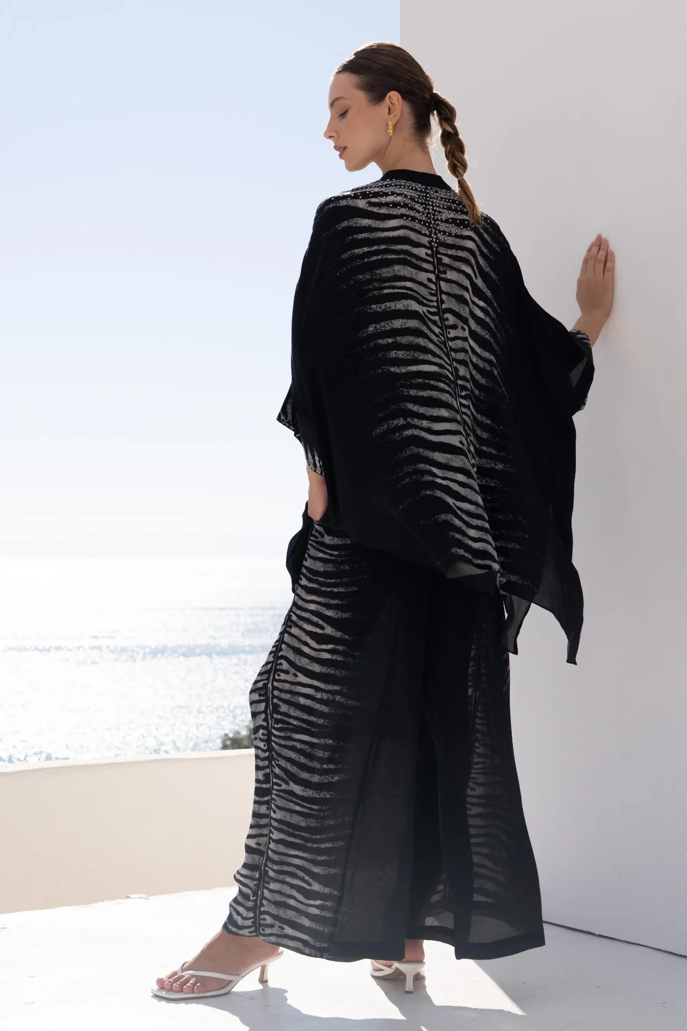 AEGEAN NIGHTS KAFTAN TOP W SLEEVES sold by Czarina product image thumbnail 5
