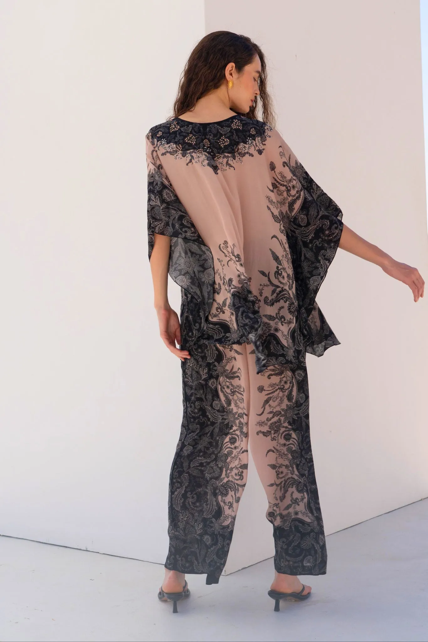 BLACK PAISLEY BUTTERFLY TOP sold by Czarina product image thumbnail 5