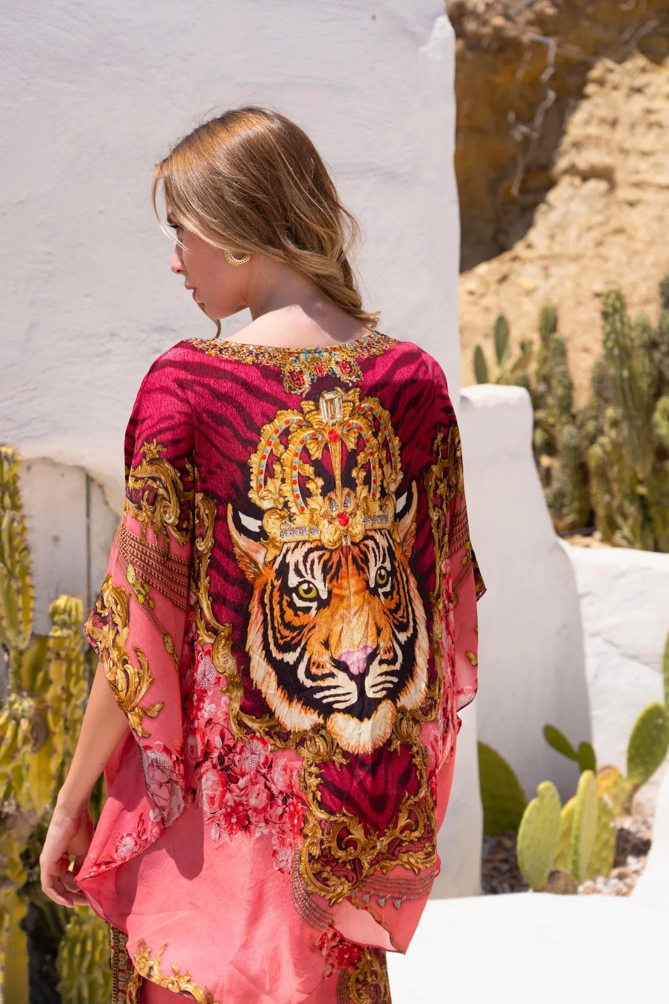 PINK TIGRESS BUTTERFLY TOP sold by Czarina product image thumbnail 5