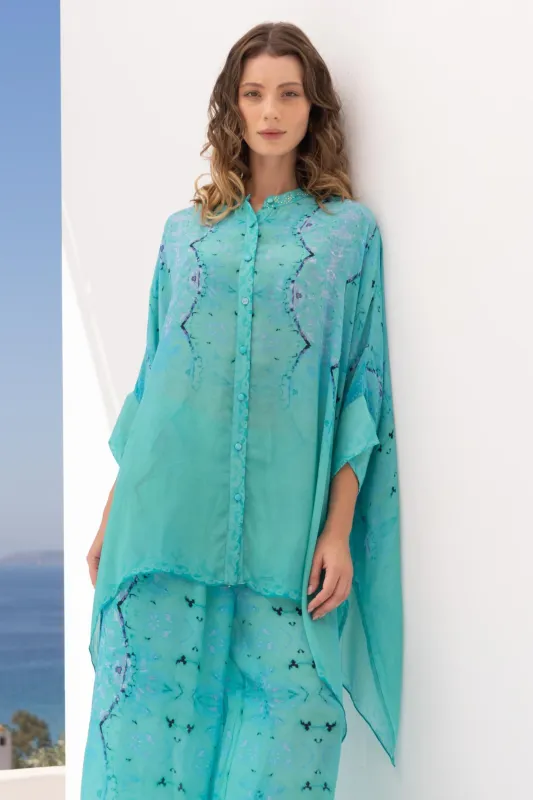 SANTORINI SKIES KAFTAN TOP W SLEEVES sold by Czarina