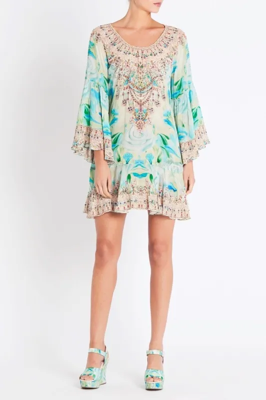 Garden Of Eden Frill Dress sold by Czarina