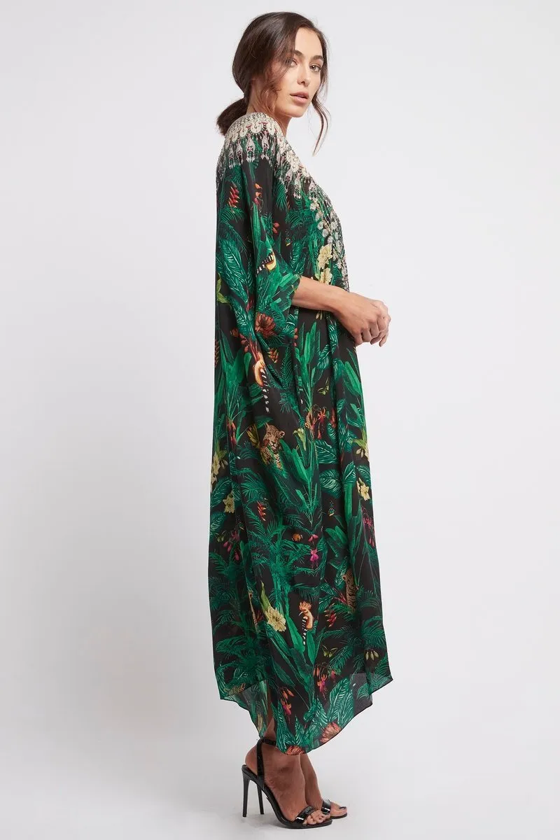 EMERALD QUEEN ROUND NECK KAFTAN sold by Czarina product image thumbnail 3
