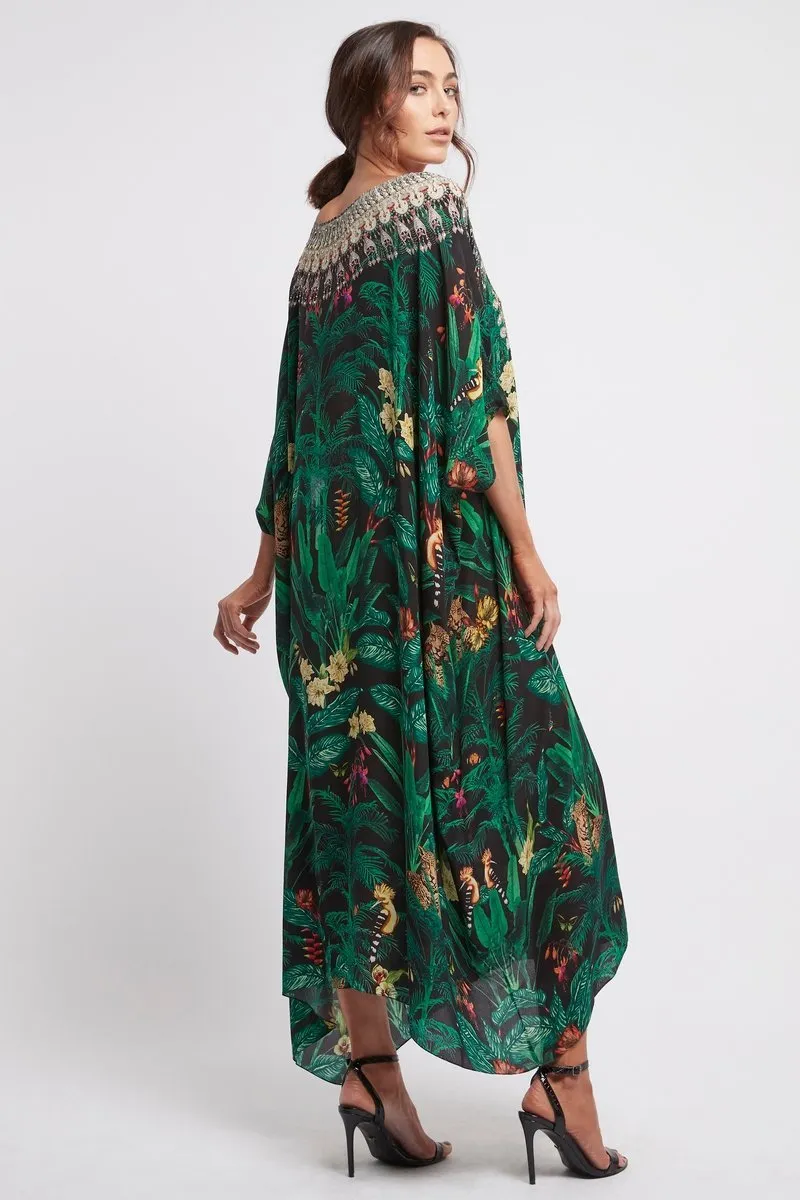 EMERALD QUEEN ROUND NECK KAFTAN sold by Czarina product image thumbnail 4